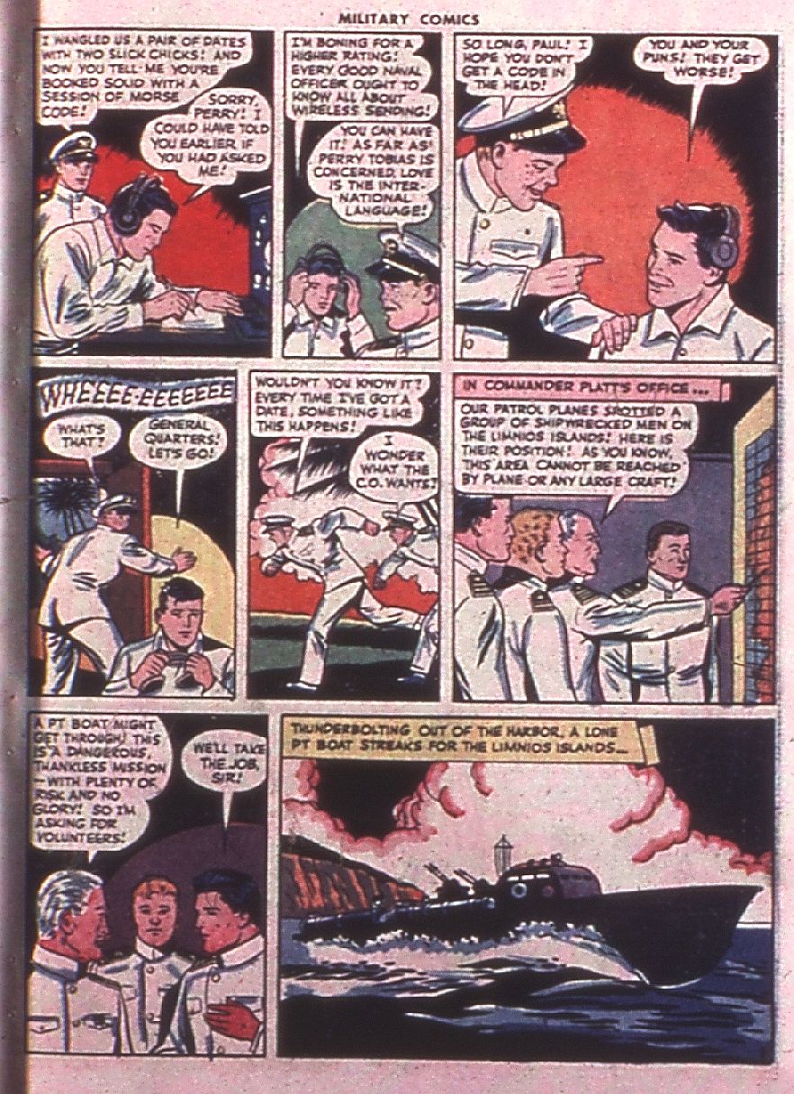 Read online Military Comics comic -  Issue #39 - 51