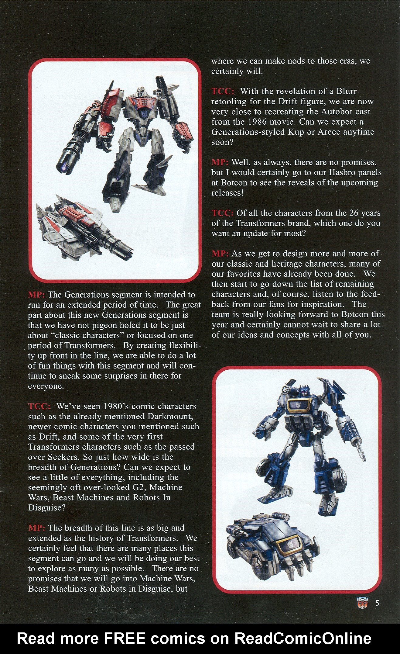 Read online Transformers: Collectors' Club comic -  Issue #33 - 5