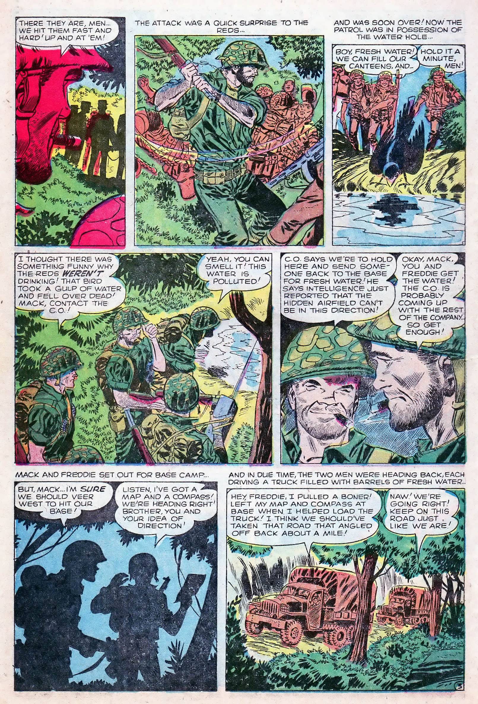 Read online Marines in Action comic -  Issue #10 - 22
