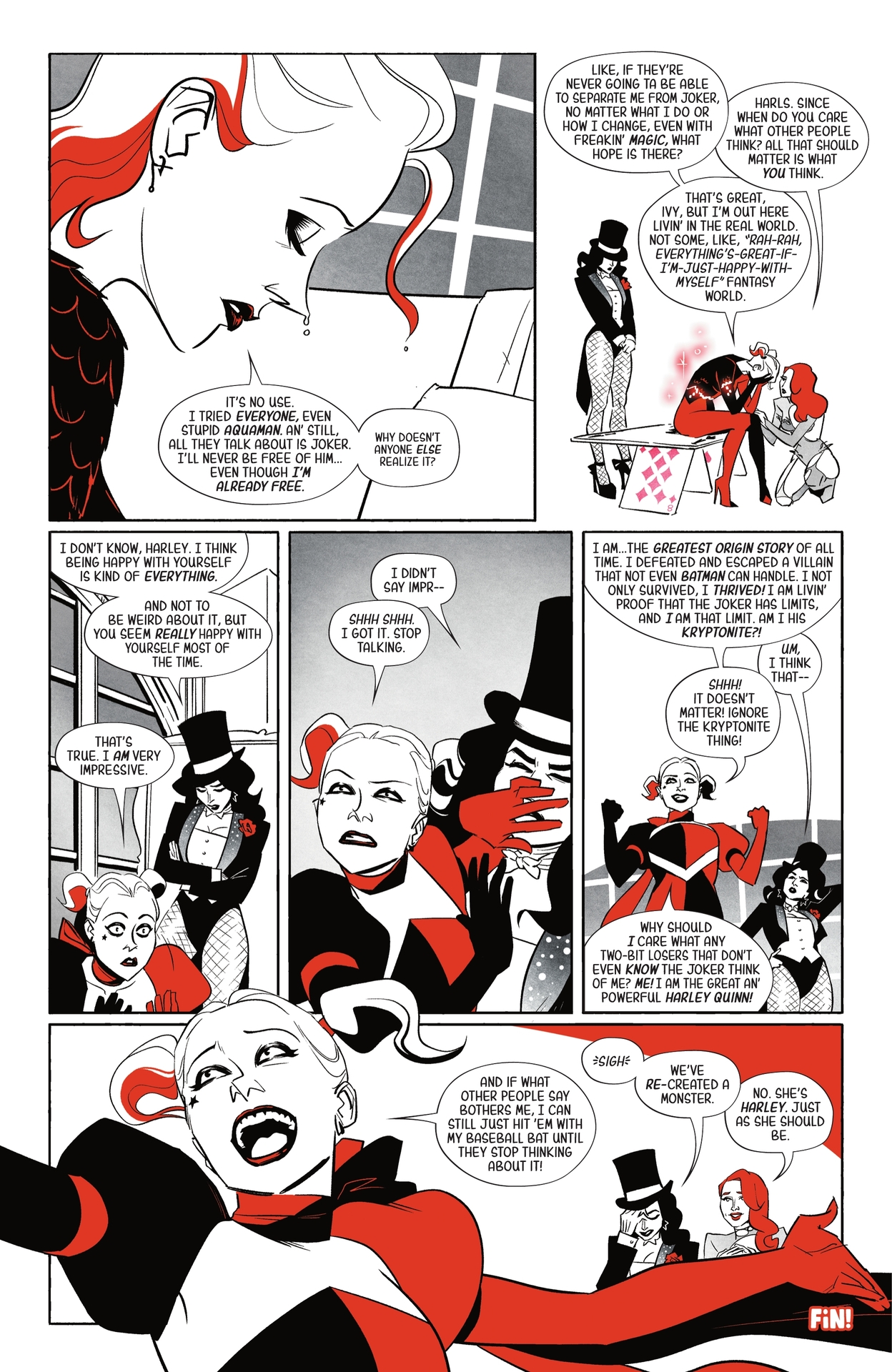 Read online Harley Quinn: Black   White   Redder comic -  Issue #2 - 14