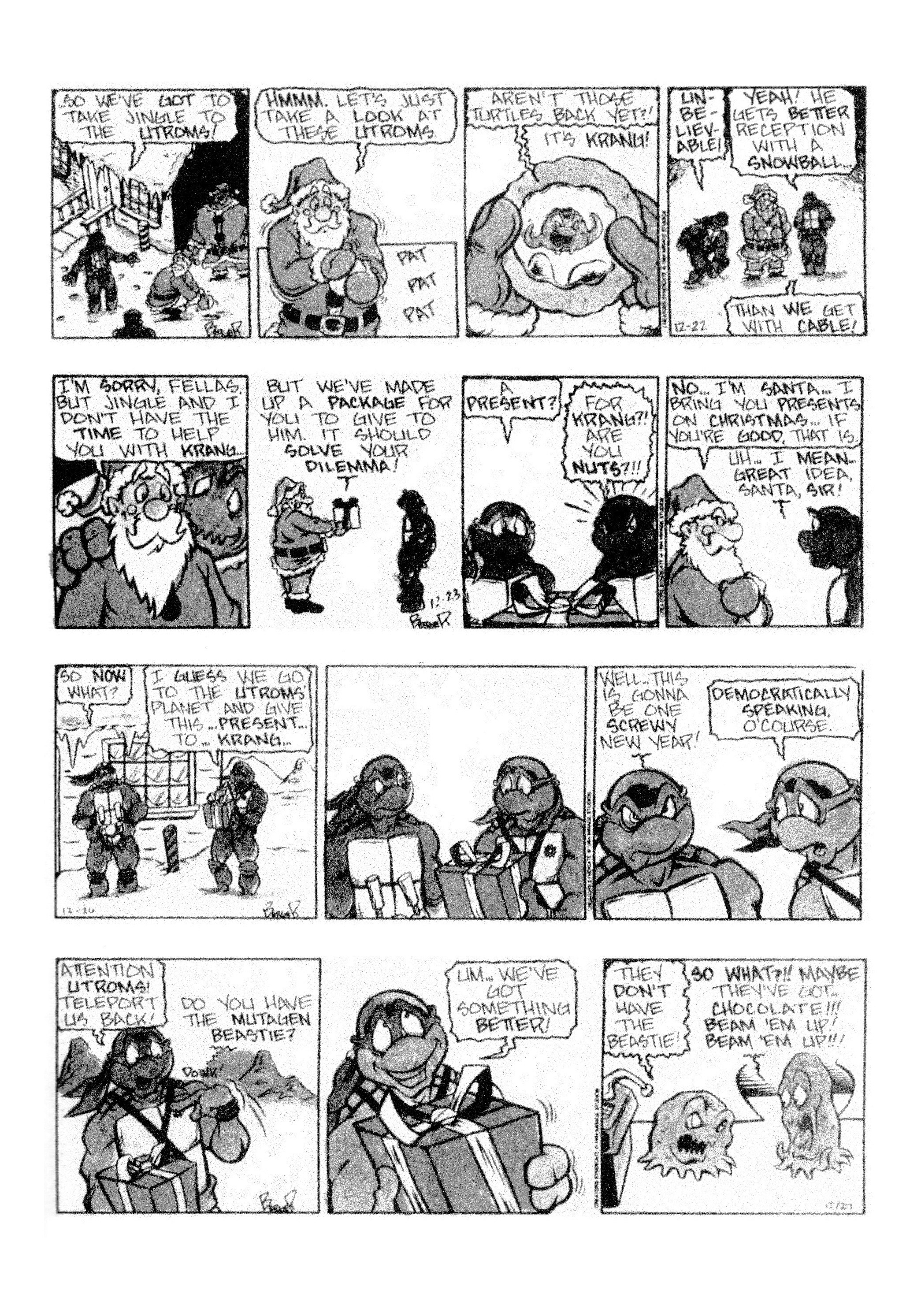 Read online Teenage Mutant Ninja Turtles: Complete Newspaper Daily Comic Strip Collection comic -  Issue # TPB 3 (Part 1) - 67