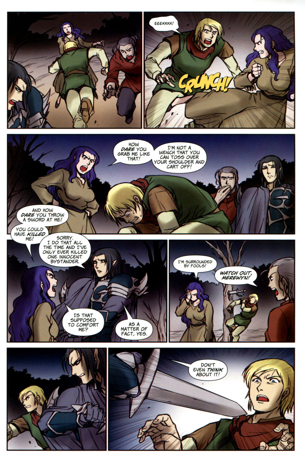Read online Lords of Avalon: Knight of Darkness comic -  Issue #3 - 21
