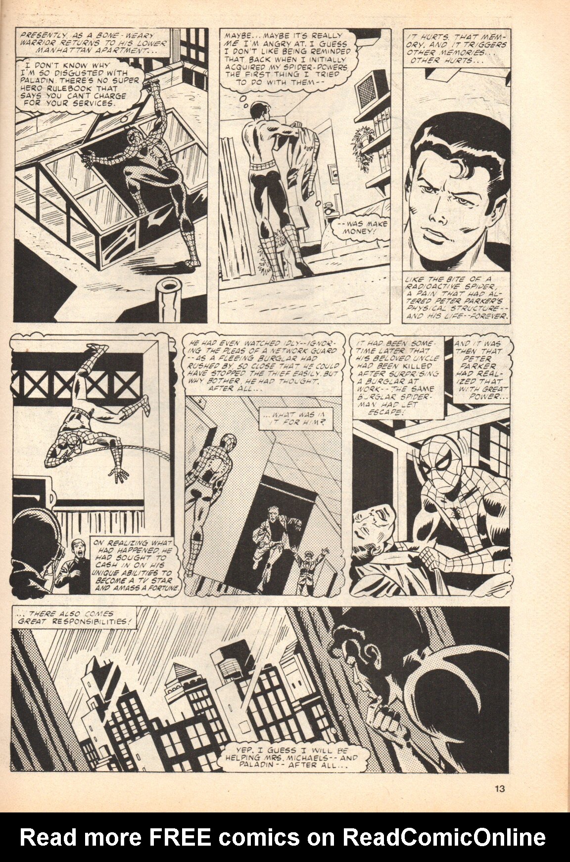 Read online Spider-Man Special comic -  Issue #1981W - 13