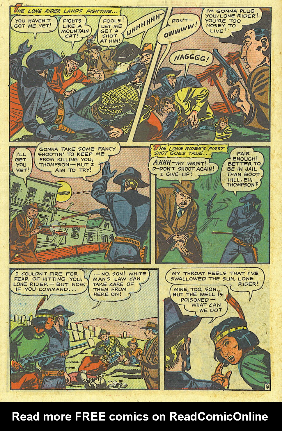 Read online The Lone Rider comic -  Issue #9 - 9