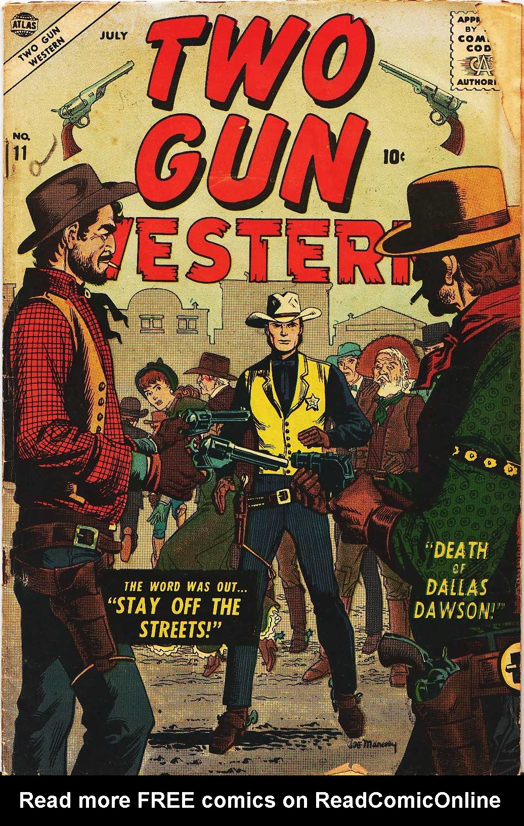 Read online Two Gun Western comic -  Issue #11 - 1
