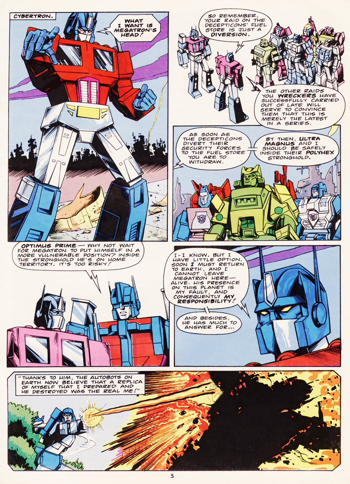 Read online The Transformers (UK) comic -  Issue #104 - 5