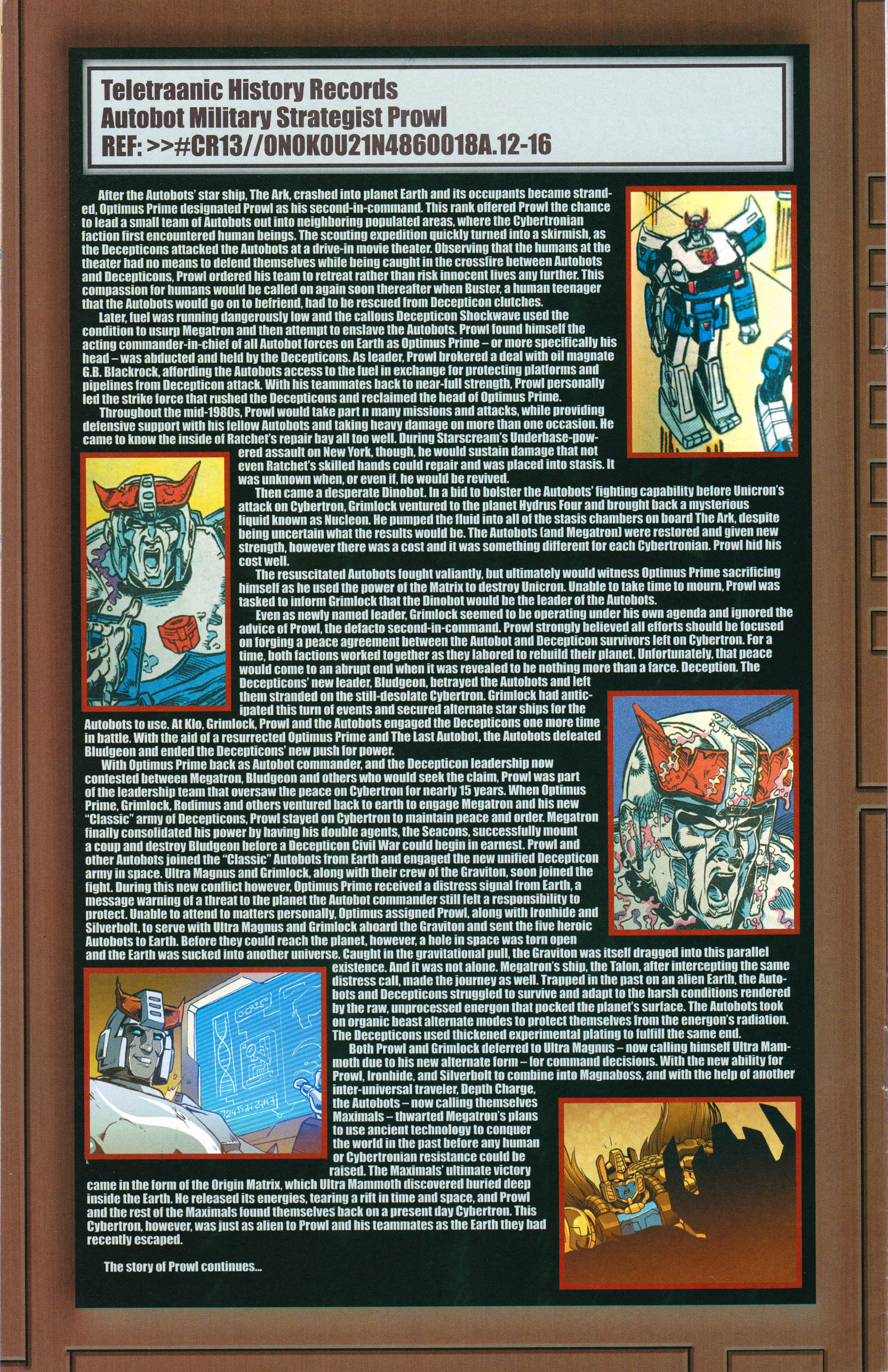 Read online Transformers: Collectors' Club comic -  Issue #62 - 14