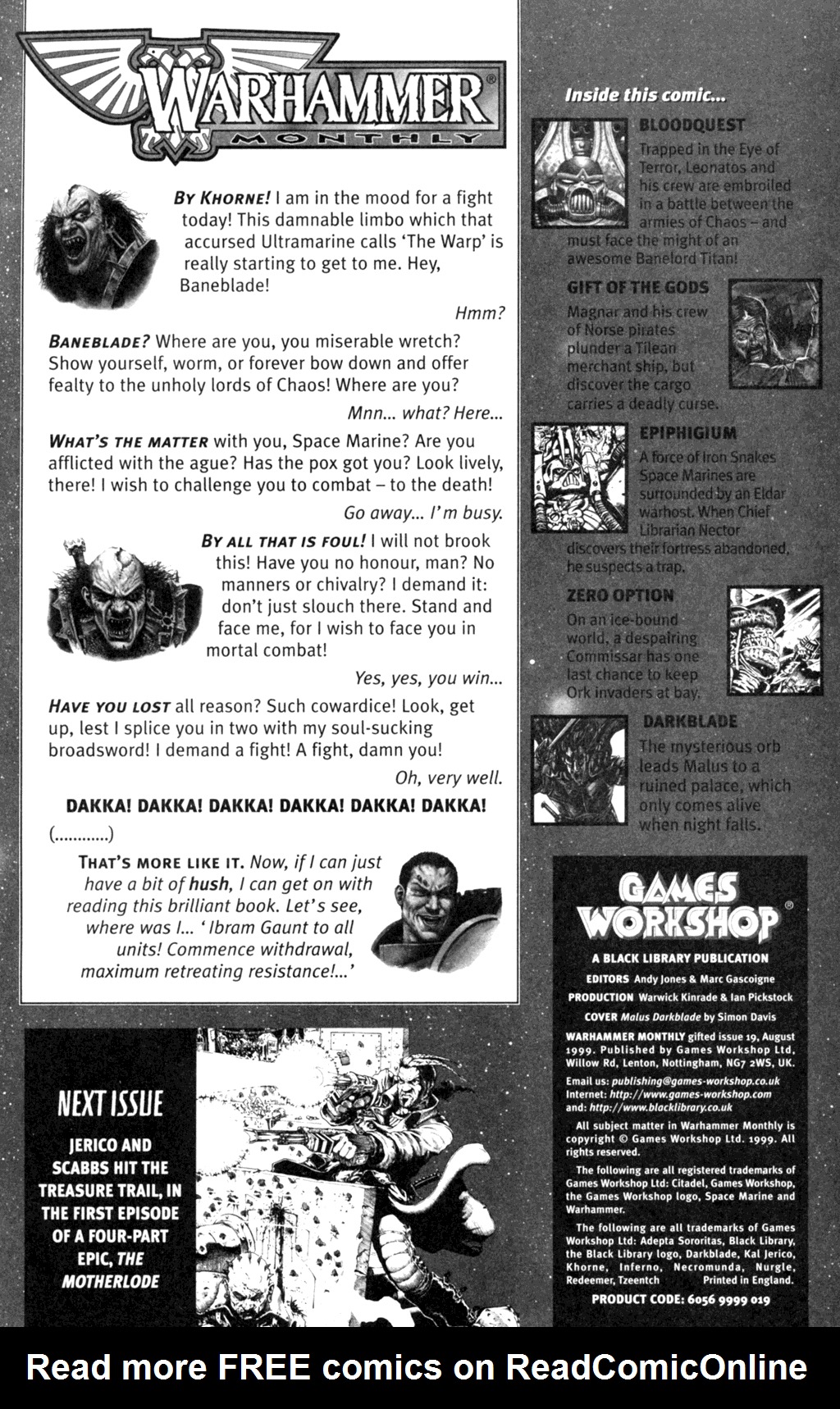 Read online Warhammer Monthly comic -  Issue #19 - 2
