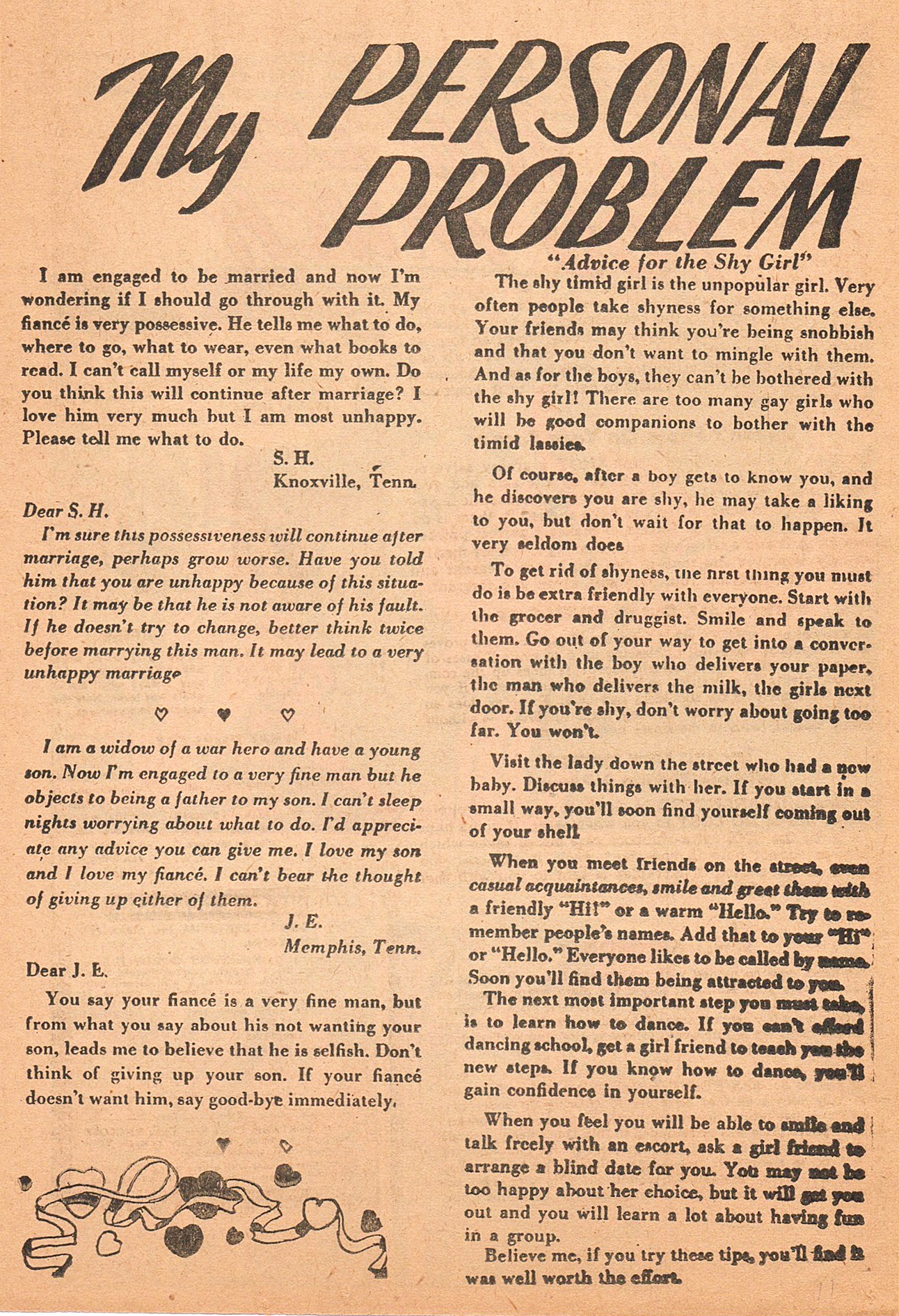 Read online My Personal Problem (1955) comic -  Issue #4 - 11