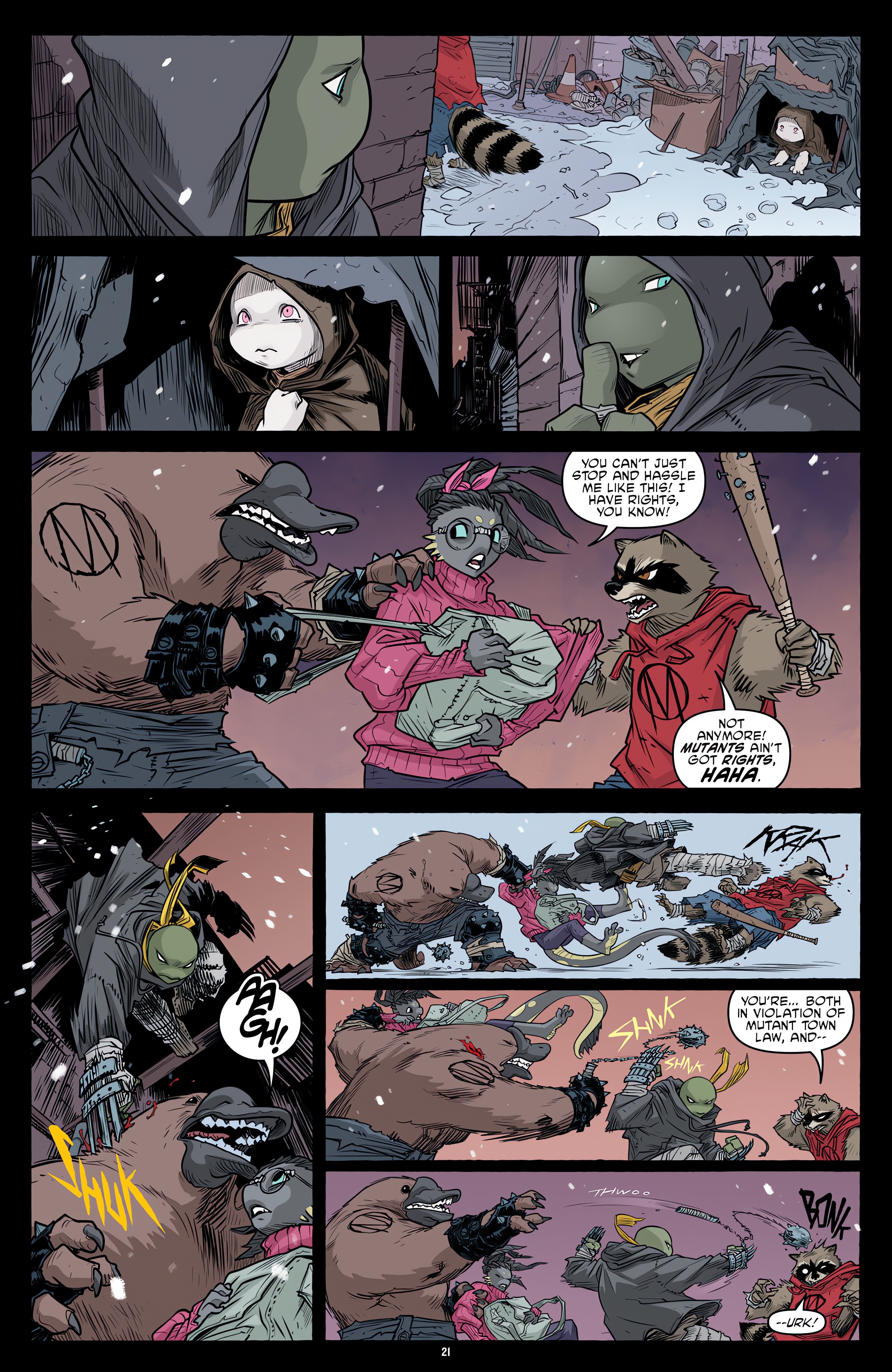 Read online Teenage Mutant Ninja Turtles: The IDW Collection comic -  Issue # TPB 14 (Part 1) - 21