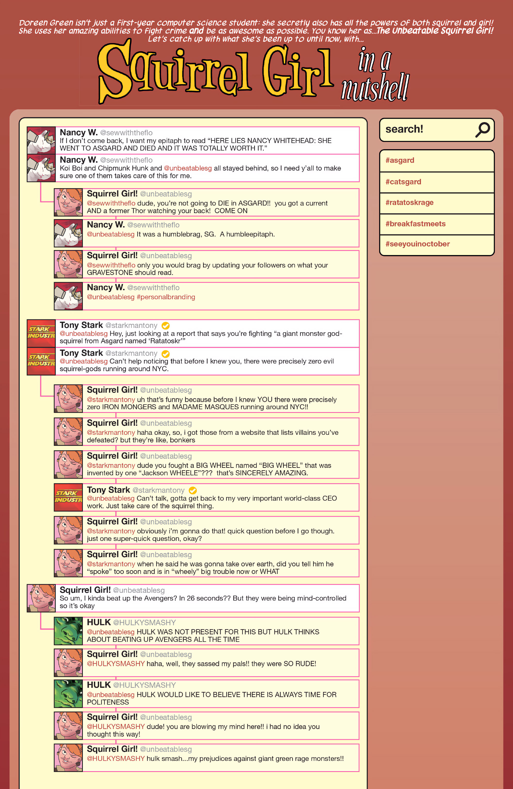 Read online The Unbeatable Squirrel Girl Omnibus comic -  Issue # TPB (Part 2) - 73
