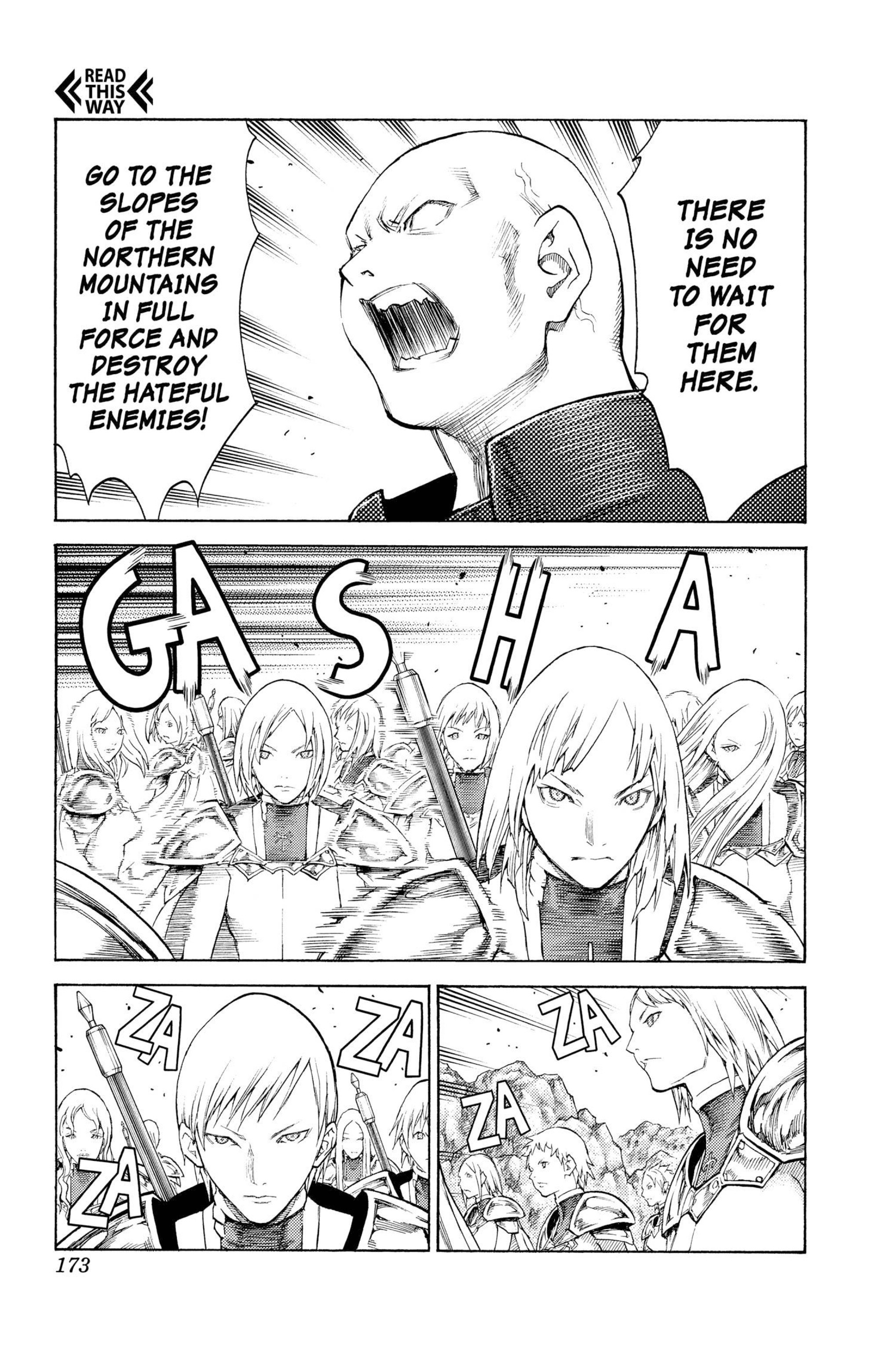 Read online Claymore comic -  Issue #20 - 163