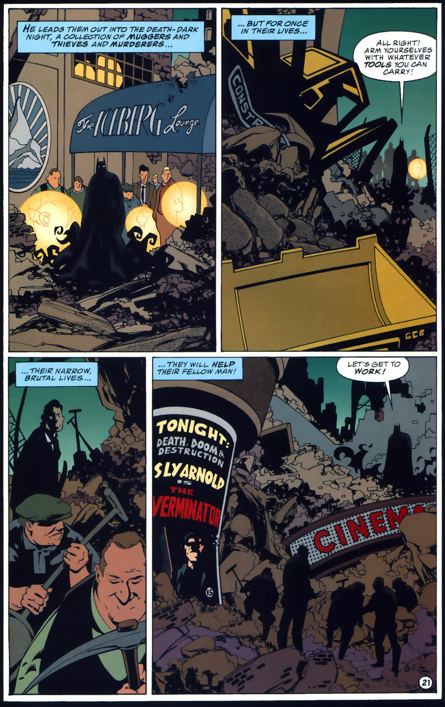 Read online Batman: Cataclysm comic -  Issue #10 - 22