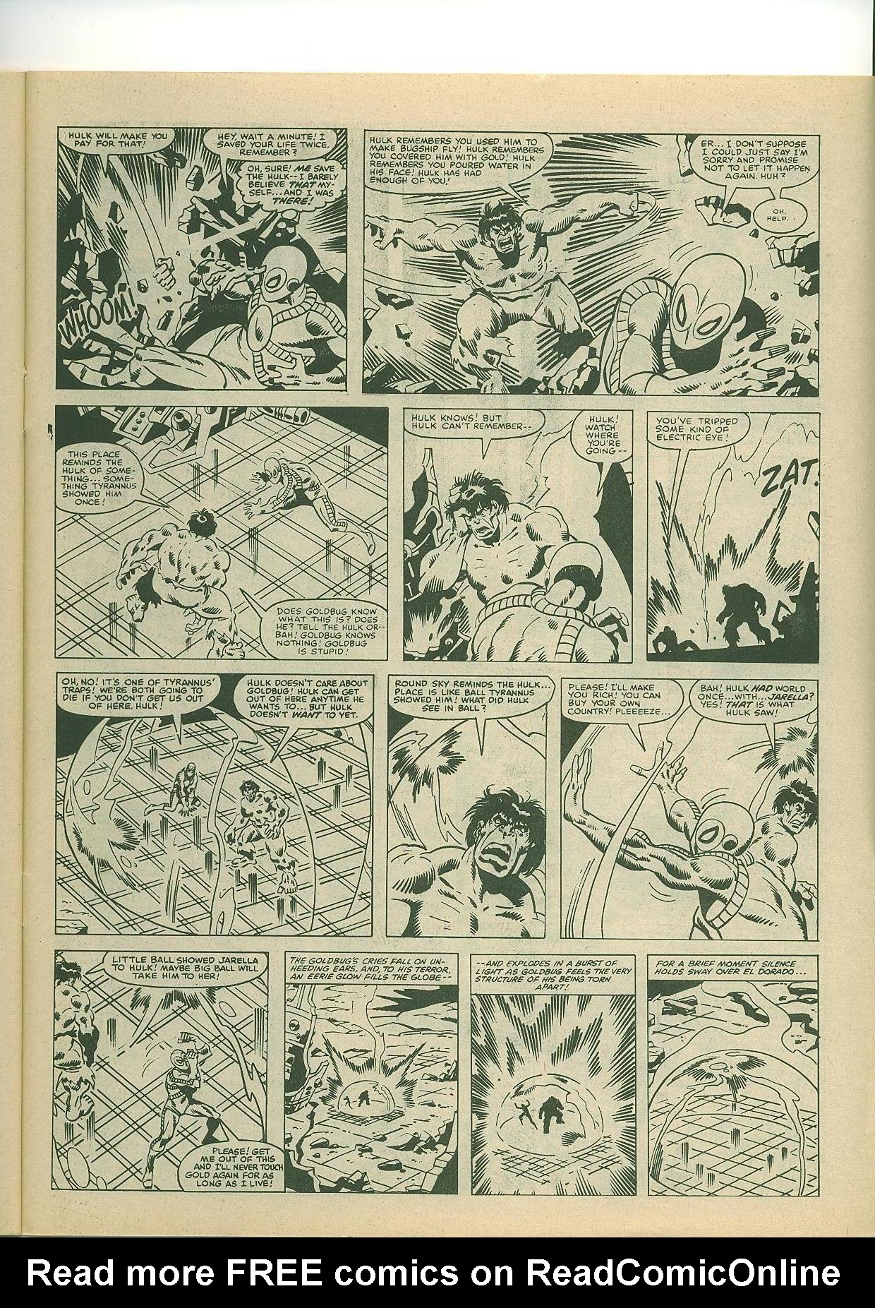 Read online The Incredible Hulk Weekly comic -  Issue #51 - 29