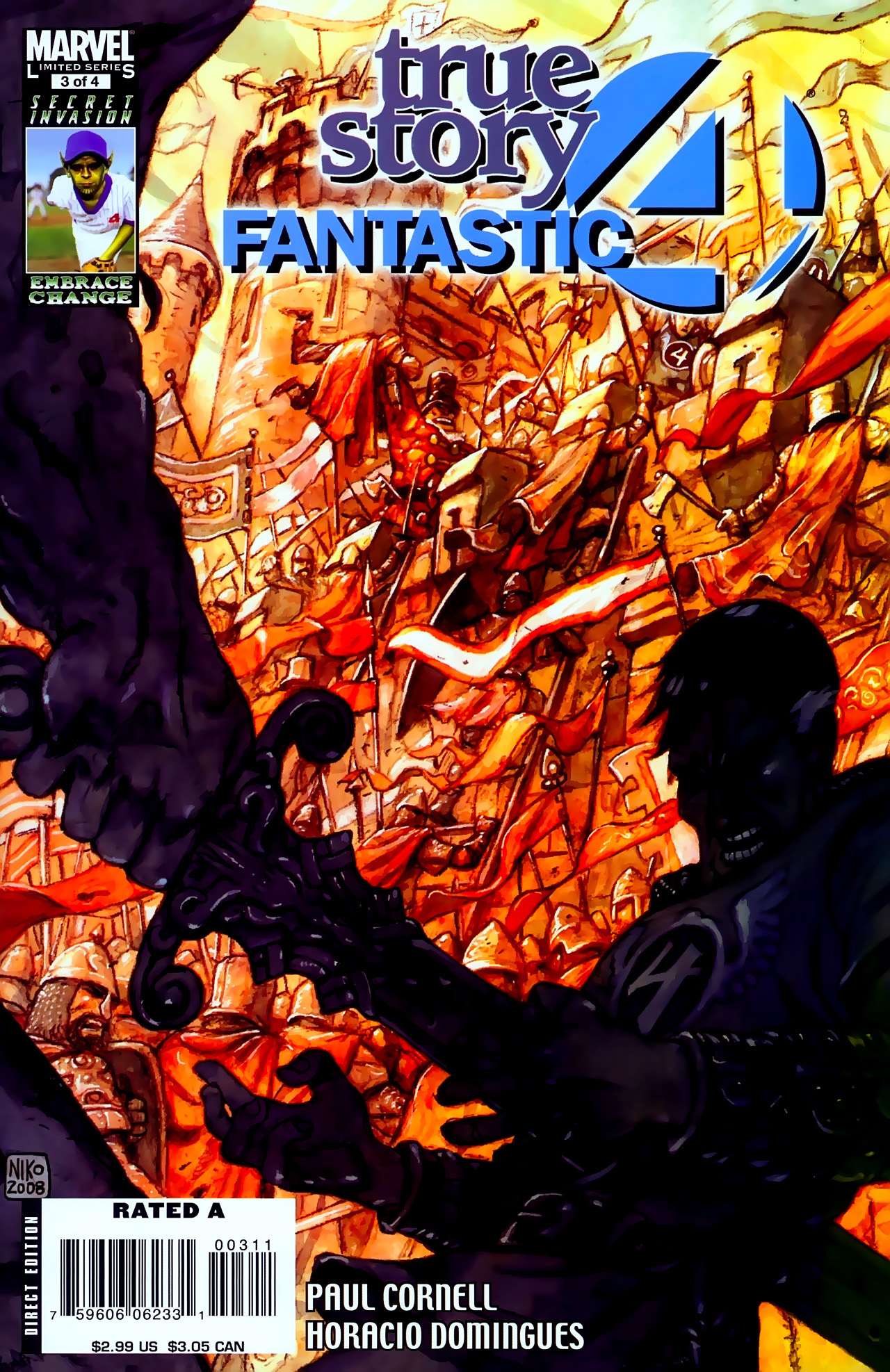 Read online Fantastic Four: True Story comic -  Issue #3 - 1