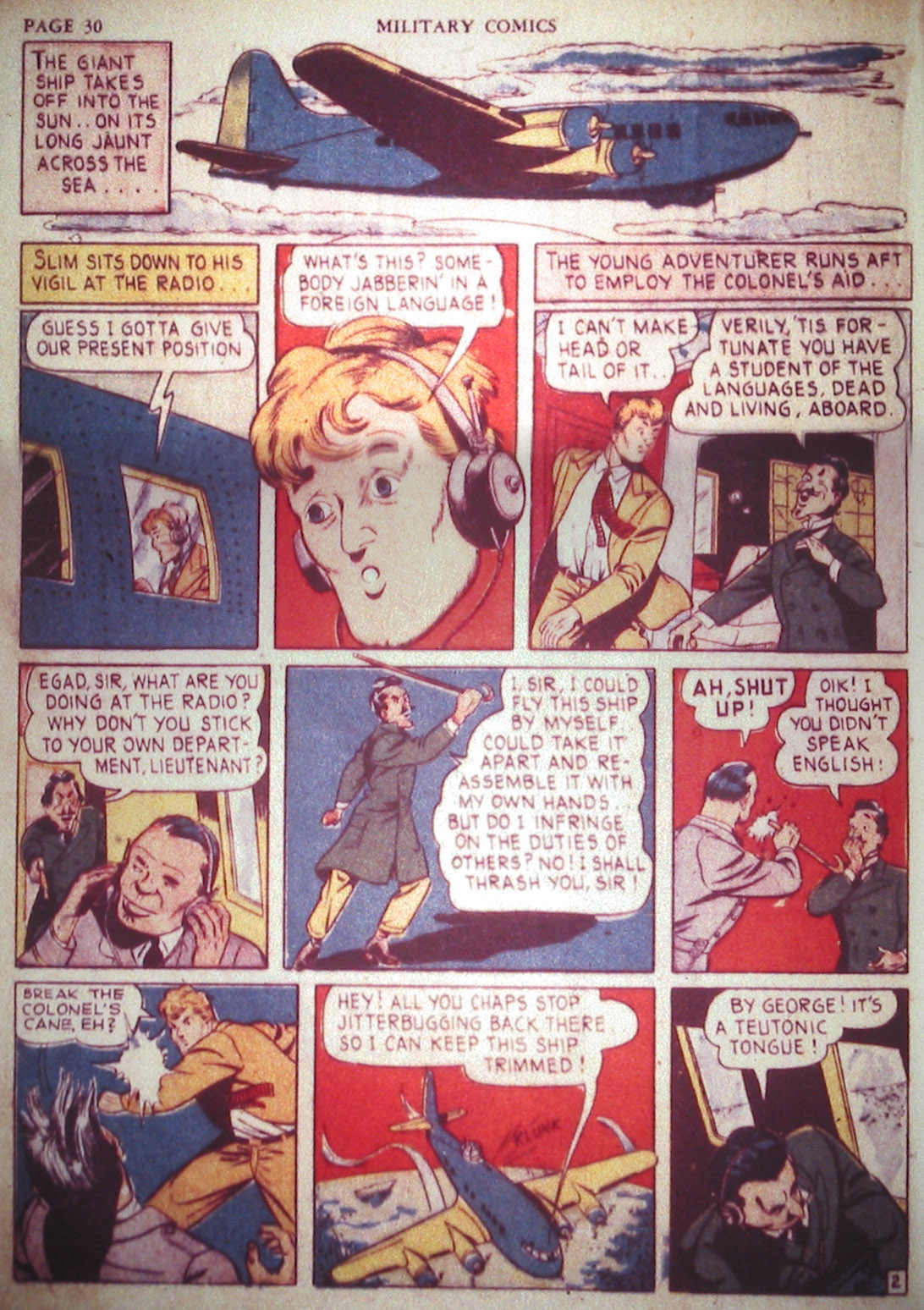 Read online Military Comics comic -  Issue #2 - 32