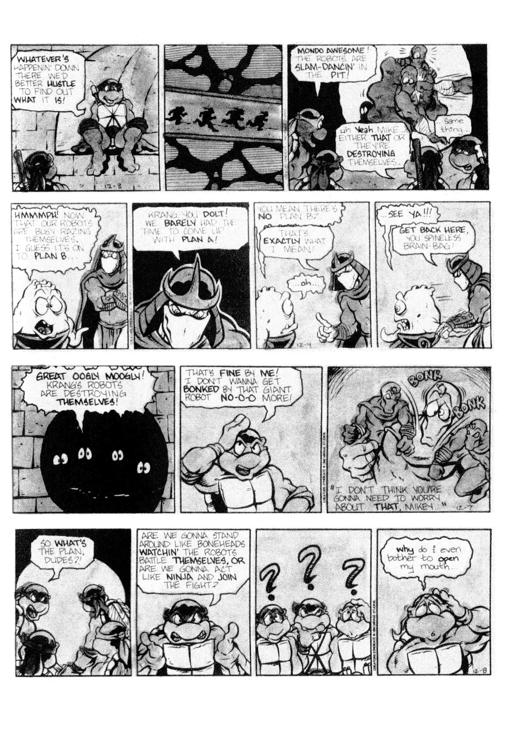 Read online Teenage Mutant Ninja Turtles: Complete Newspaper Daily Comic Strip Collection comic -  Issue # TPB 2 (Part 2) - 46