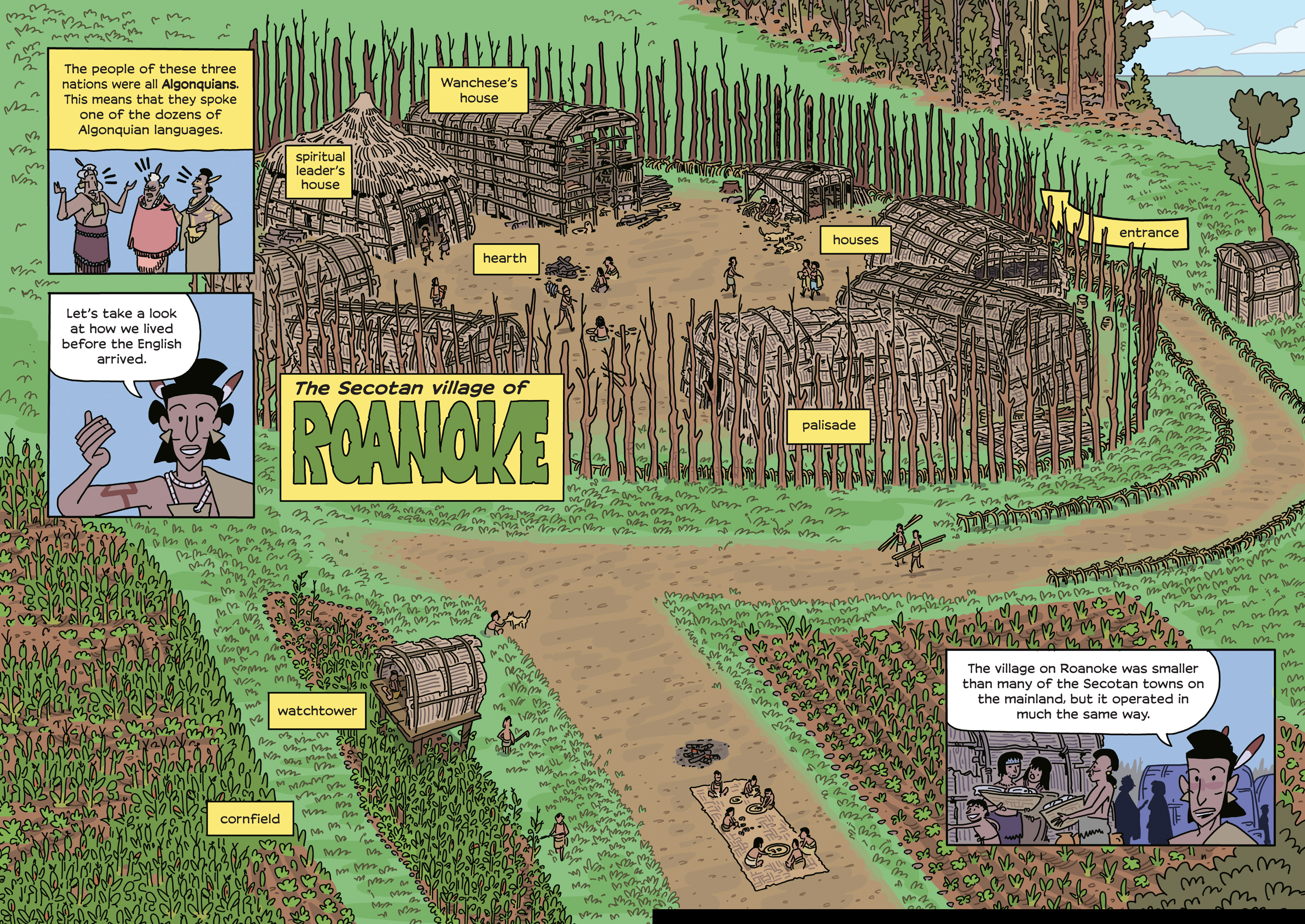 Read online History Comics comic -  Issue # The Roanoke Colony - Americas First Mystery - 19