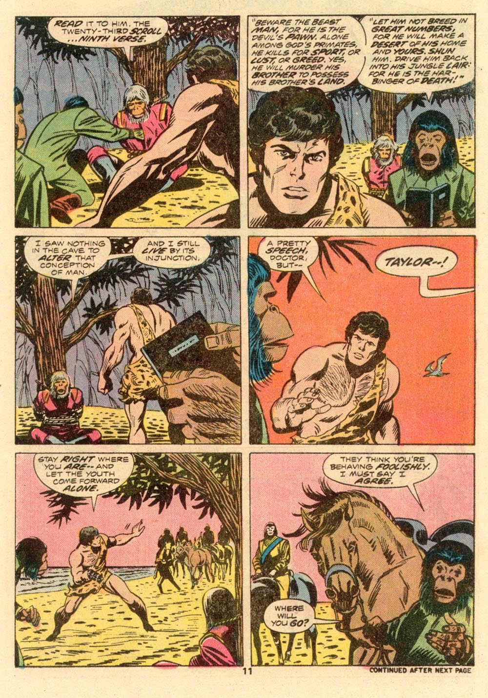 Read online Adventures on the Planet of the Apes comic -  Issue #6 - 8