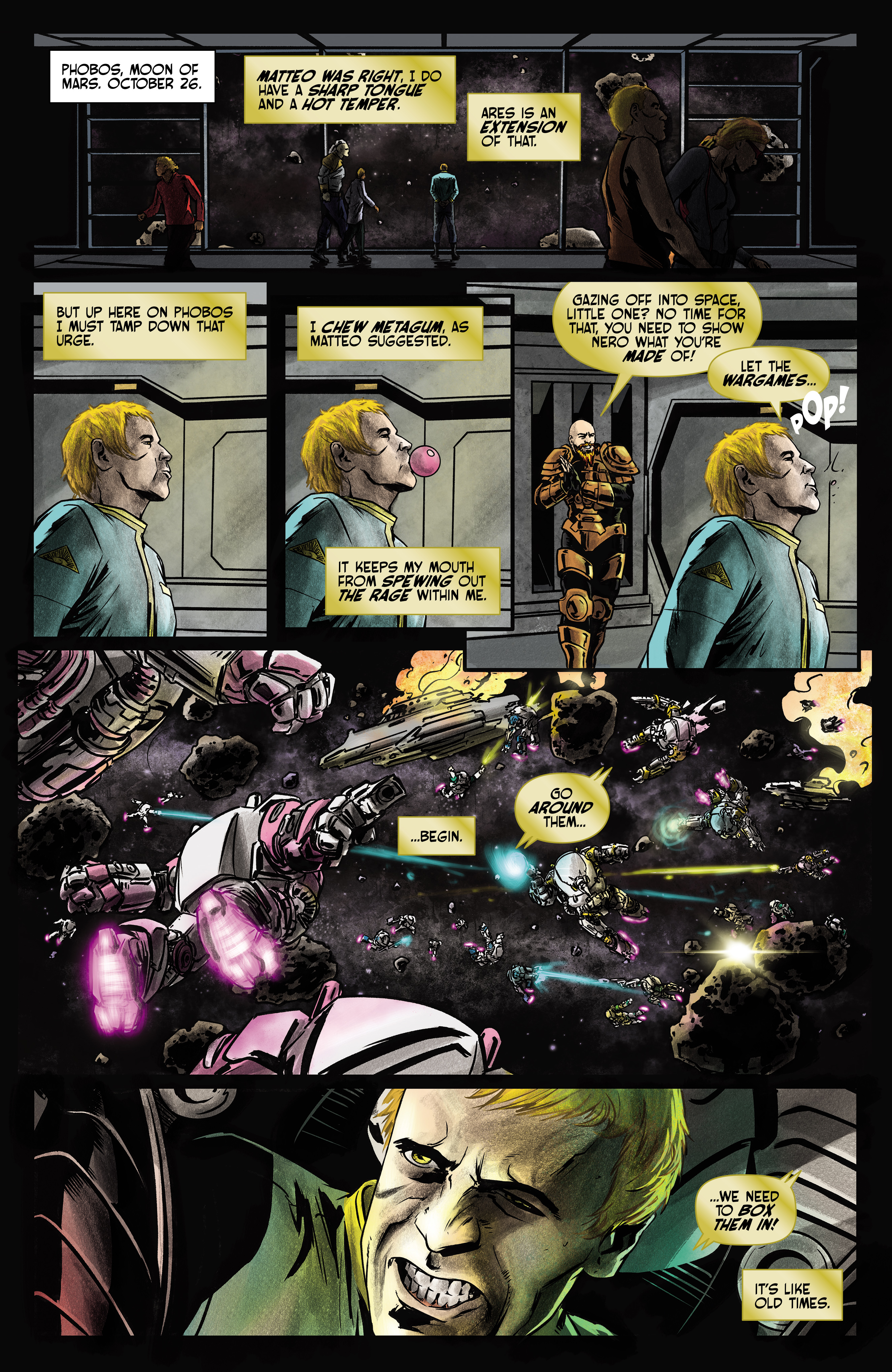 Read online Pierce Brown's Red Rising: Sons of Ares: Forbidden Song comic -  Issue # TPB - 76