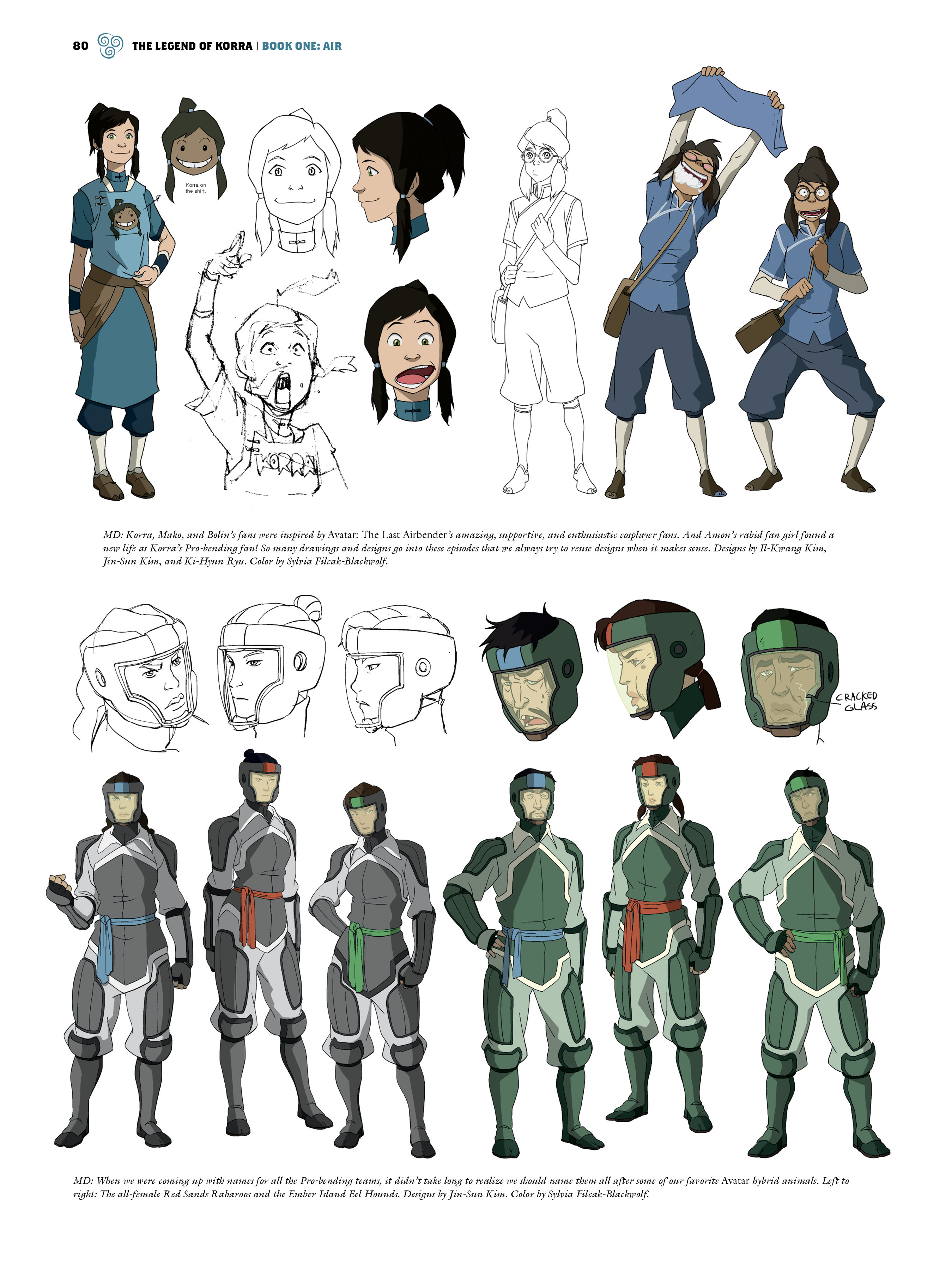 Read online The Legend of Korra: The Art of the Animated Series comic -  Issue # TPB 1 - 73