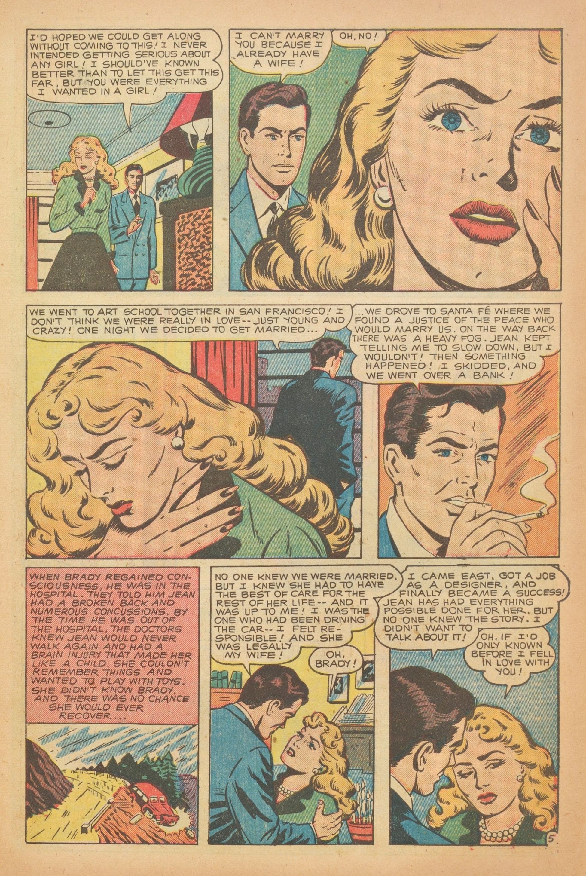 Read online Glamorous Romances comic -  Issue #58 - 7