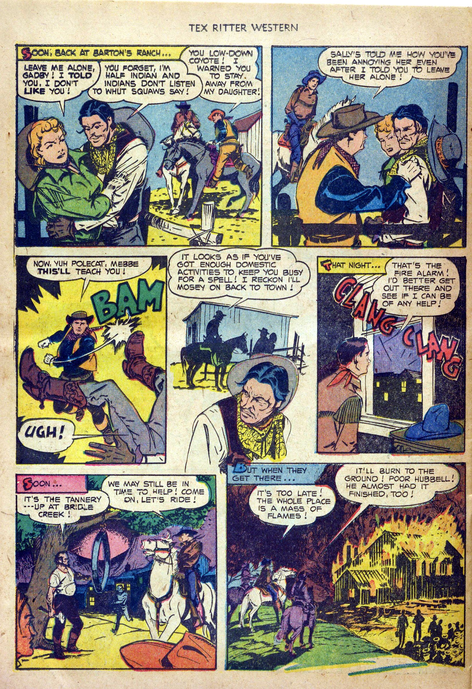 Read online Tex Ritter Western comic -  Issue #20 - 26