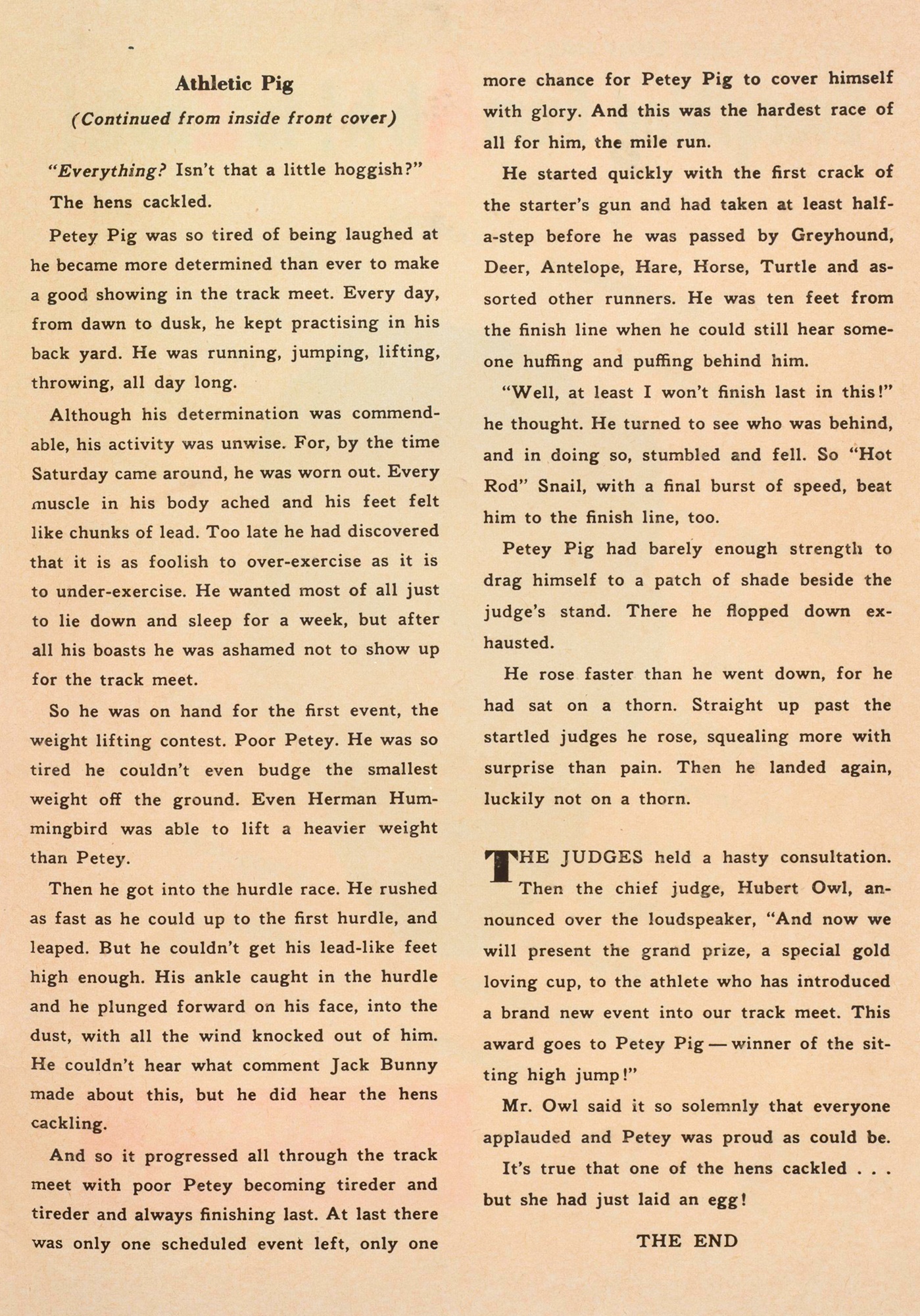 Read online Fawcett's Funny Animals comic -  Issue #79 - 35