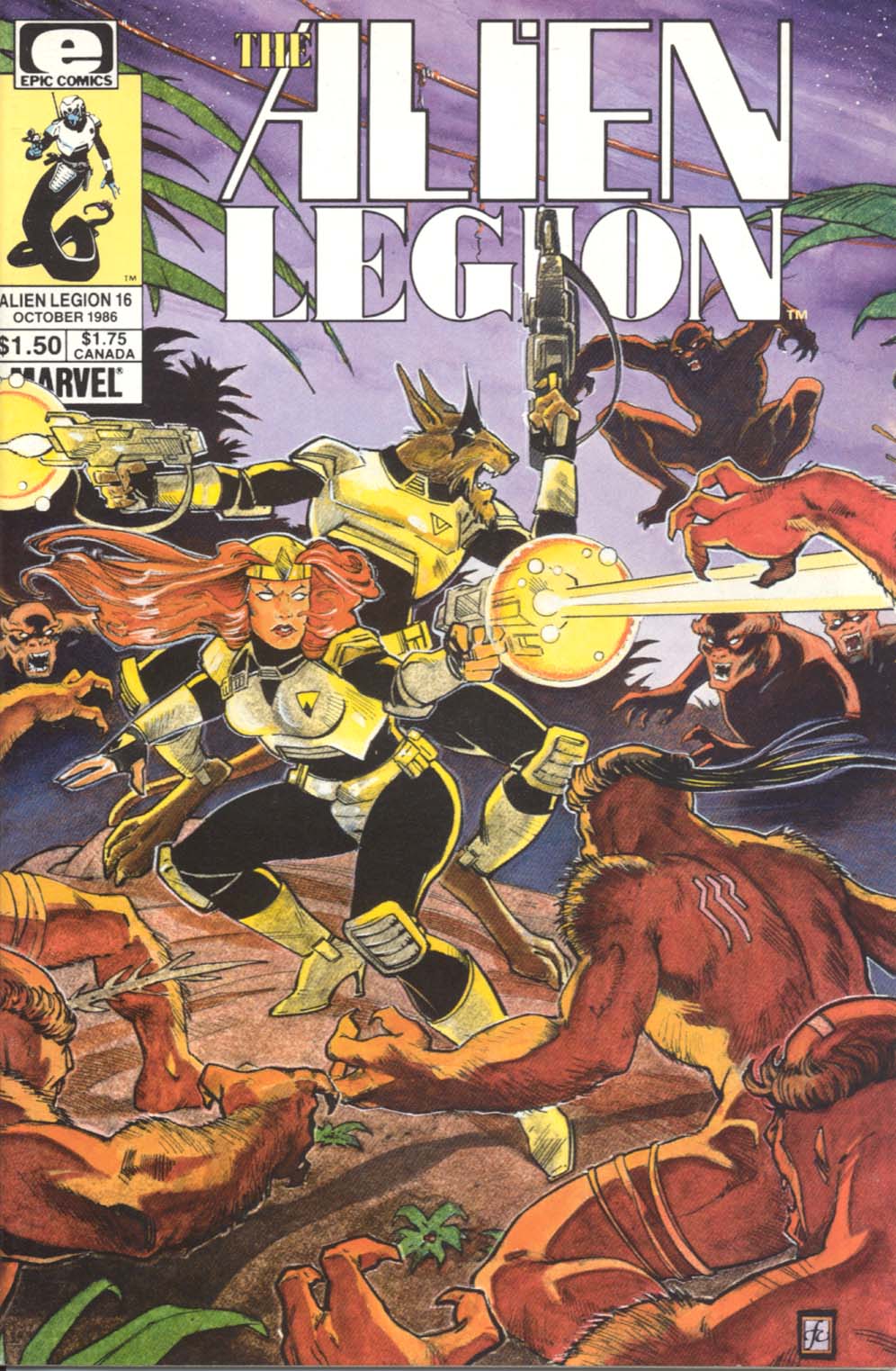 Read online Alien Legion comic -  Issue #16 - 1