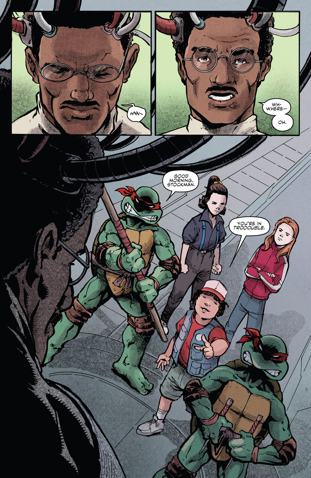 Read online Teenage Mutant Ninja Turtles x Stranger Things comic -  Issue #3 - 11