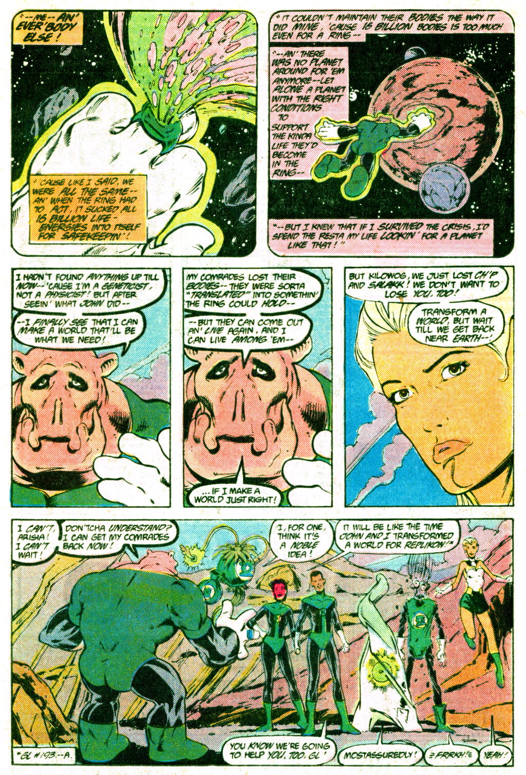 Read online The Green Lantern Corps comic -  Issue #218 - 16