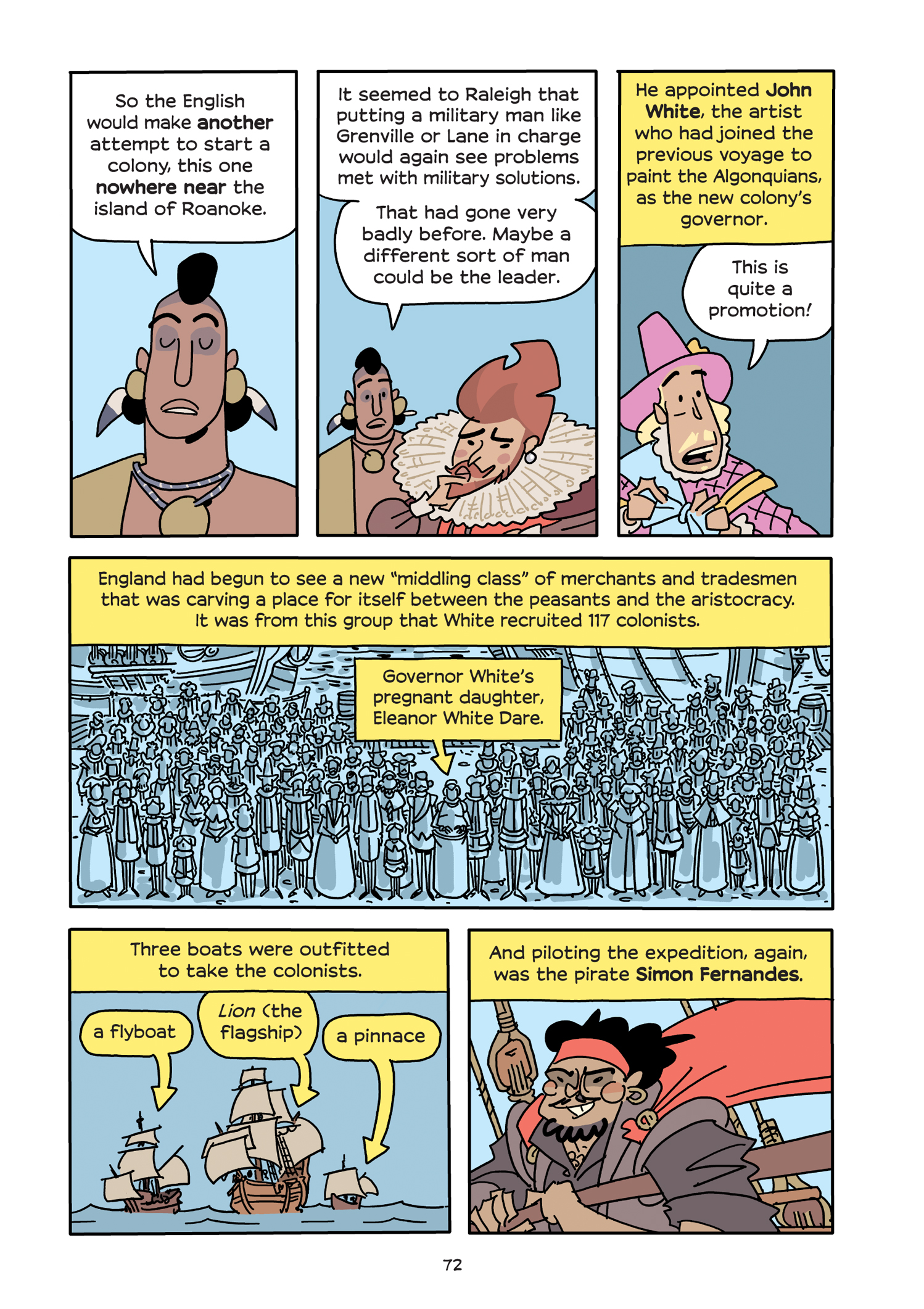 Read online History Comics comic -  Issue # The Roanoke Colony - Americas First Mystery - 78