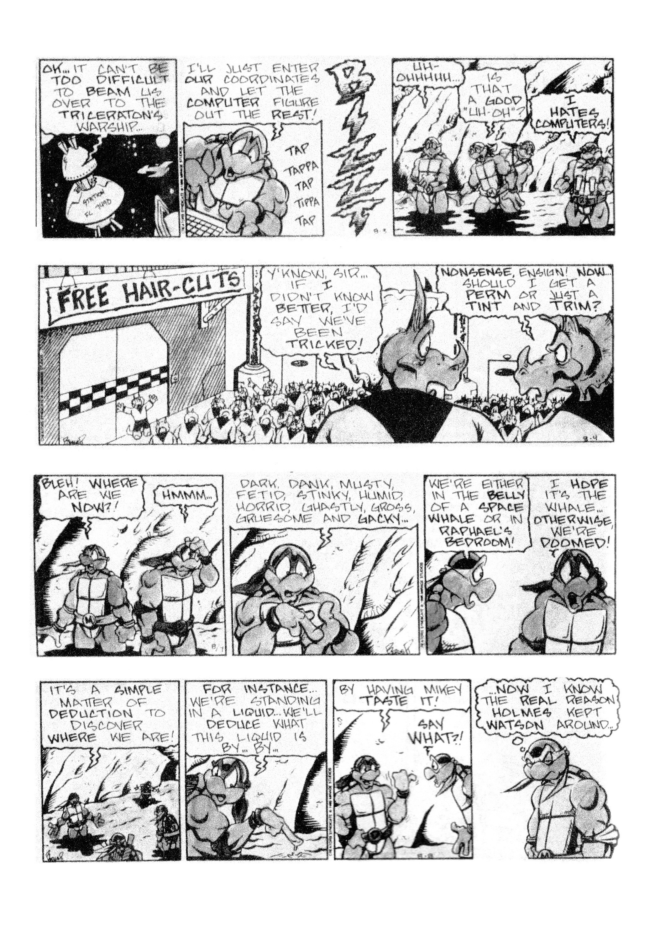 Read online Teenage Mutant Ninja Turtles: Complete Newspaper Daily Comic Strip Collection comic -  Issue # TPB 3 (Part 2) - 9