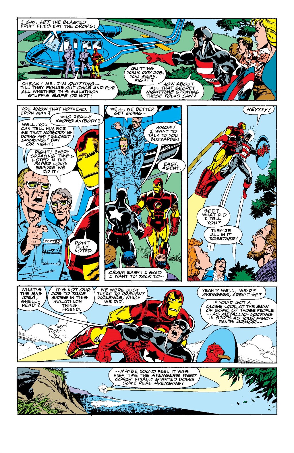 Read online Avengers West Coast Epic Collection: How The West Was Won comic -  Issue #Avengers West Coast Epic Collection California Screaming (Part 1) - 32