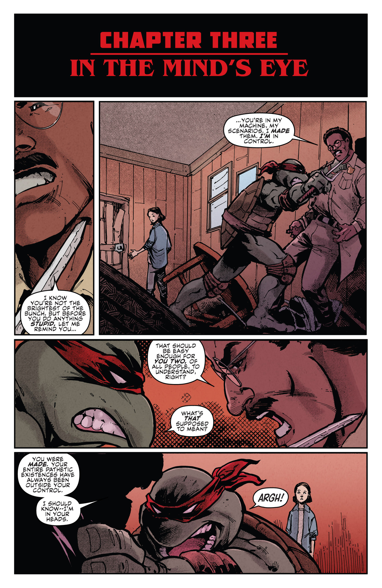 Read online Teenage Mutant Ninja Turtles x Stranger Things comic -  Issue #3 - 4