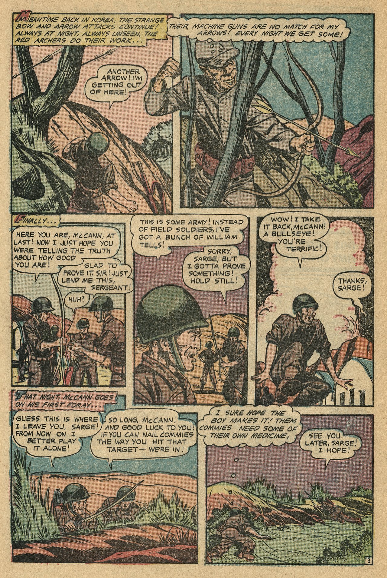 Read online Men in Action (1957) comic -  Issue #4 - 30
