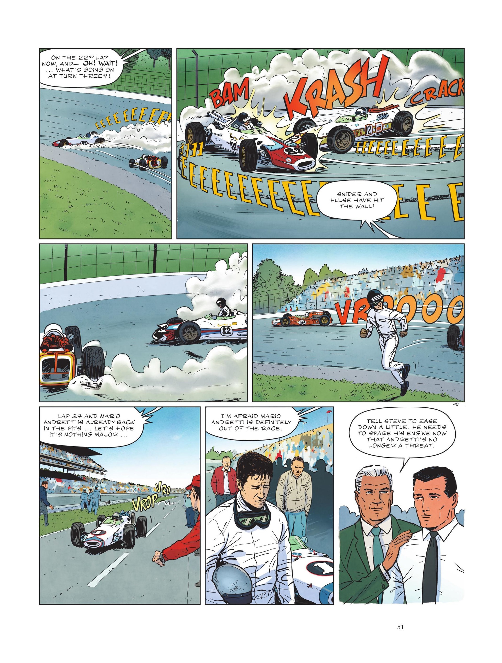 Read online Michel Vaillant: Legendary Races: In the Hell of Indianapolis comic -  Issue # Full - 52