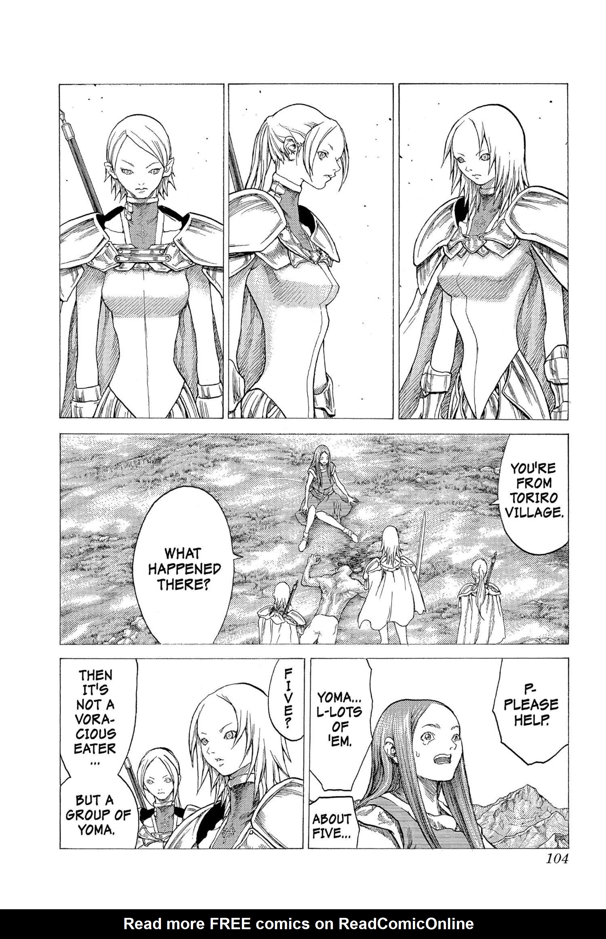 Read online Claymore comic -  Issue #5 - 92