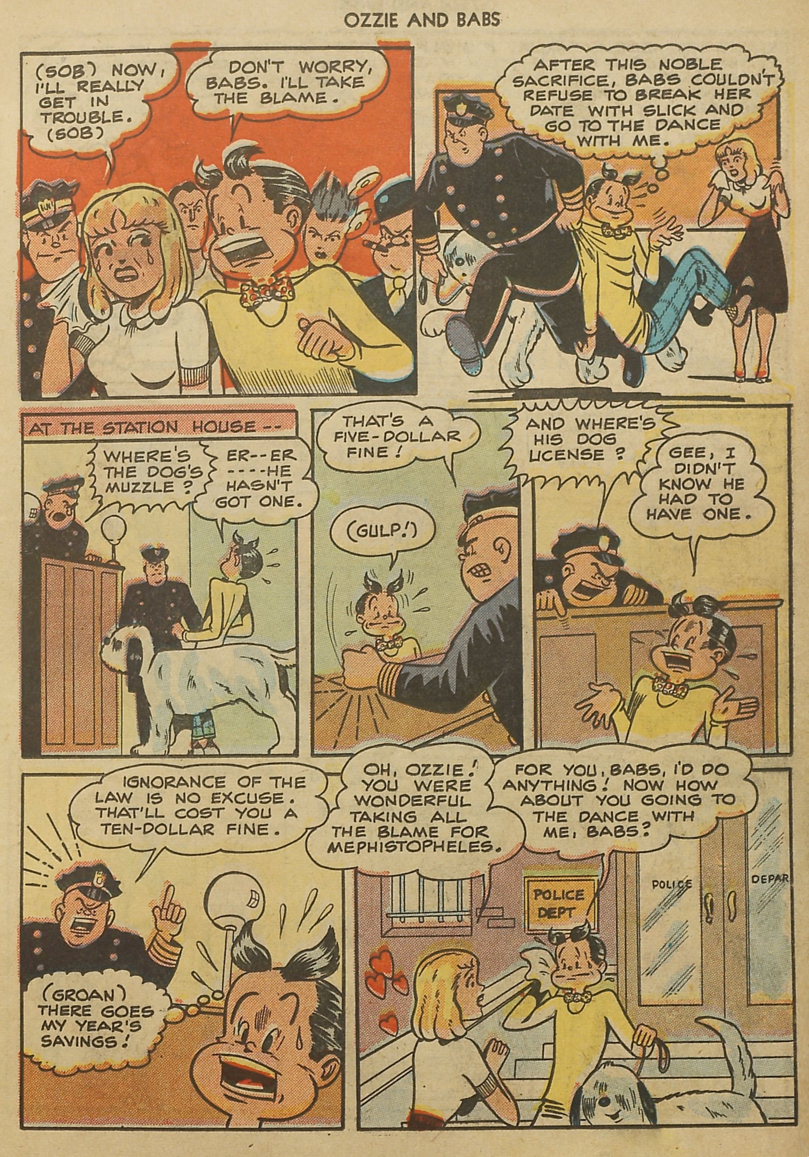 Read online Ozzie And Babs comic -  Issue #7 - 11