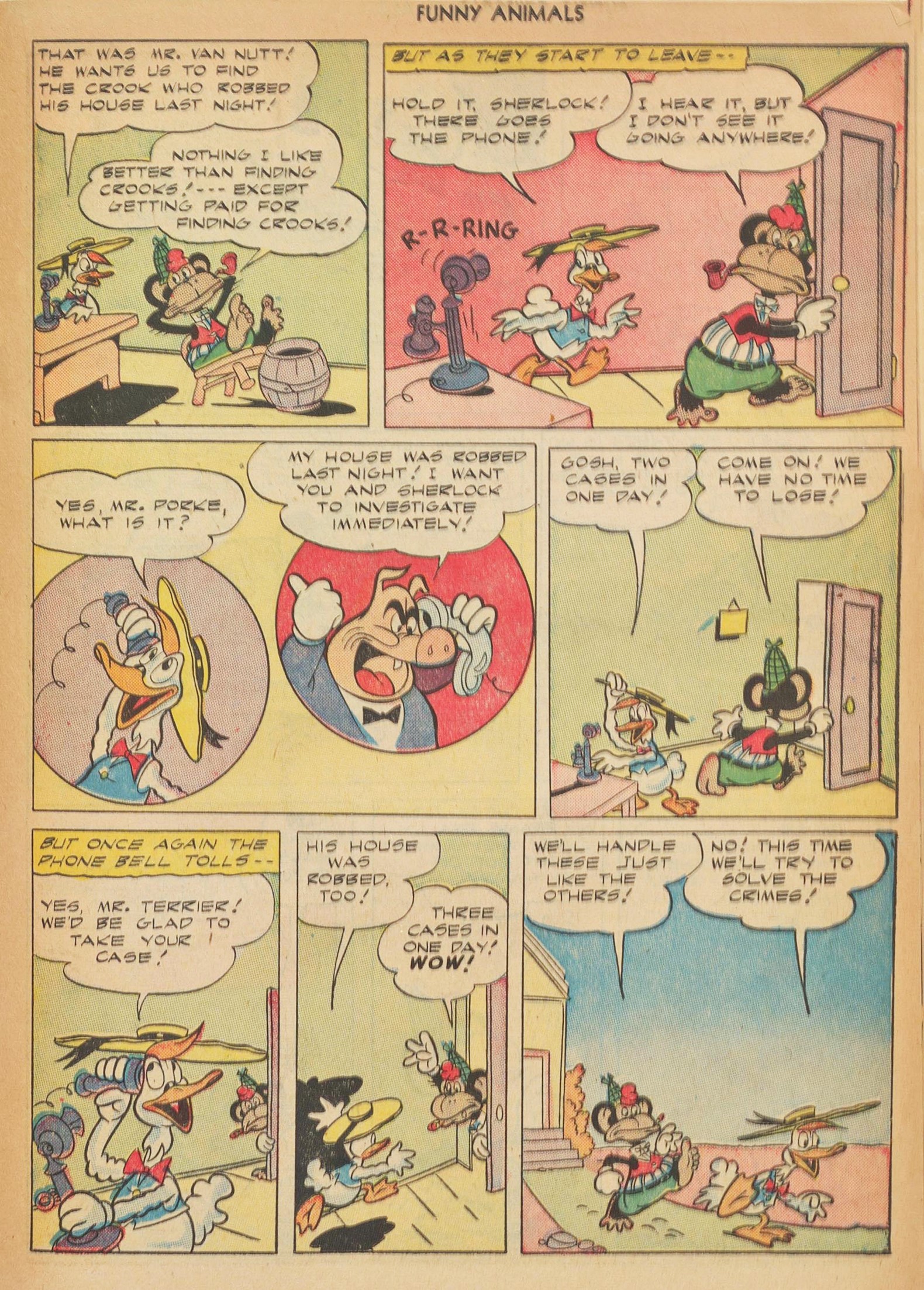 Read online Fawcett's Funny Animals comic -  Issue #49 - 21