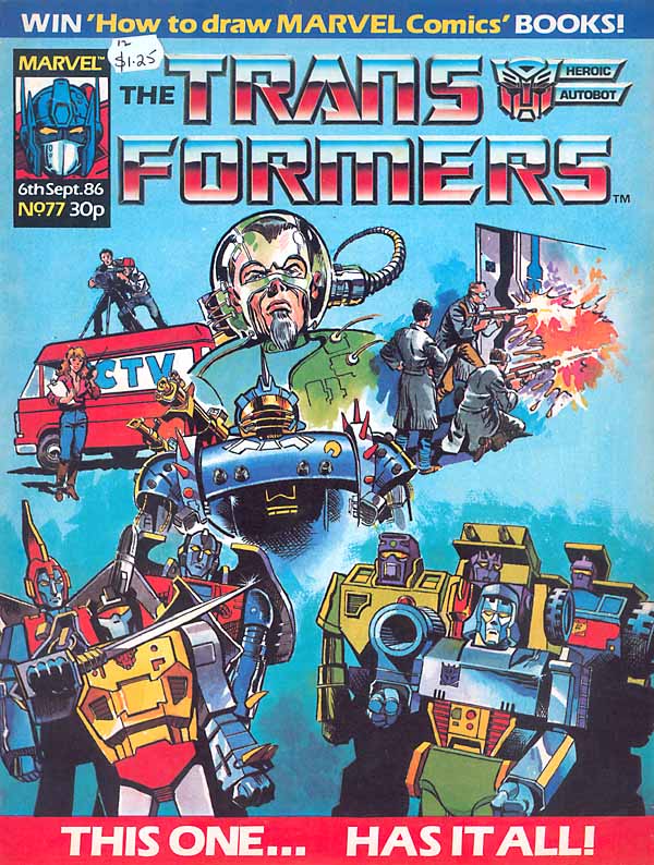 Read online The Transformers (UK) comic -  Issue #77 - 1