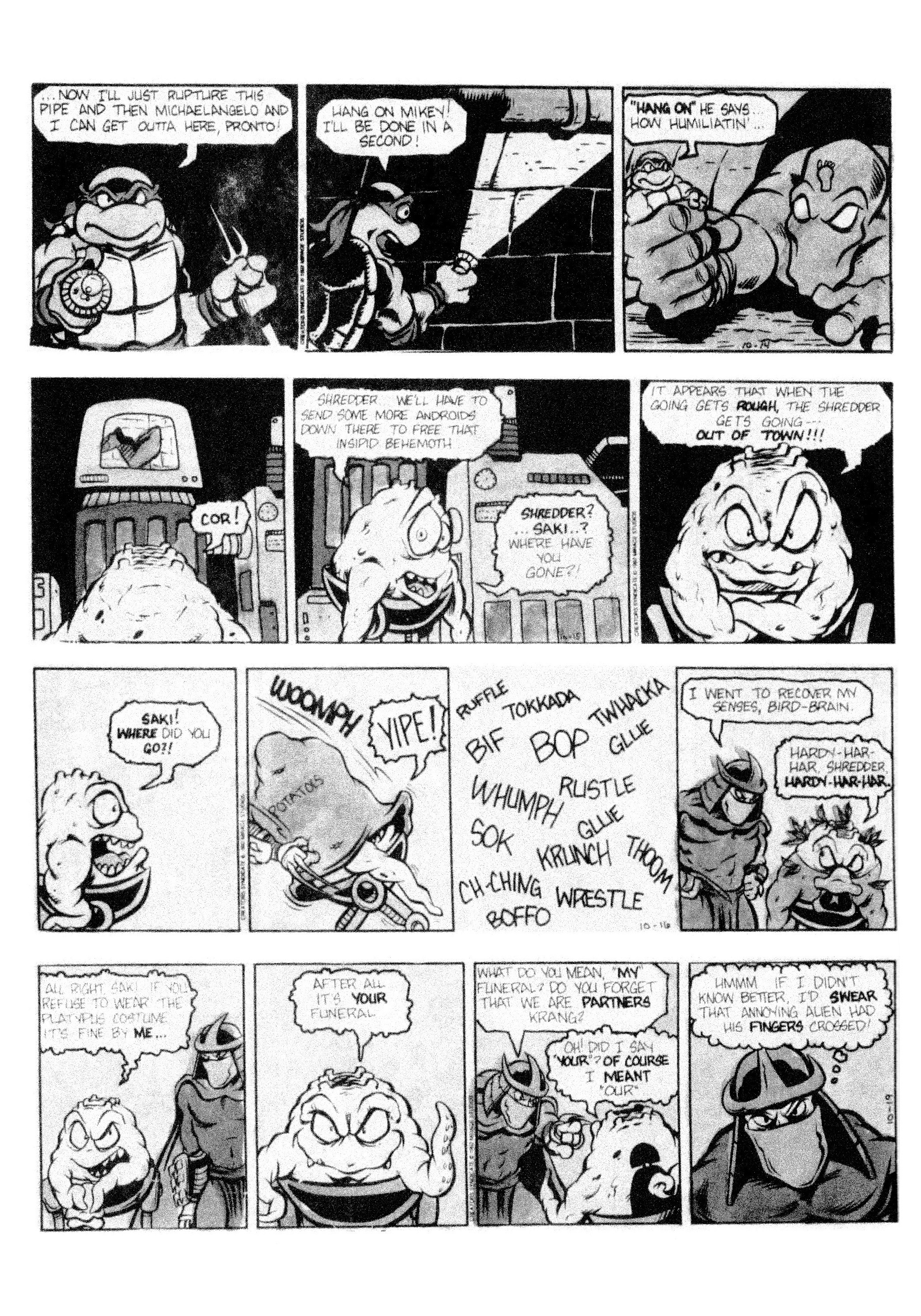 Read online Teenage Mutant Ninja Turtles: Complete Newspaper Daily Comic Strip Collection comic -  Issue # TPB 2 (Part 2) - 37