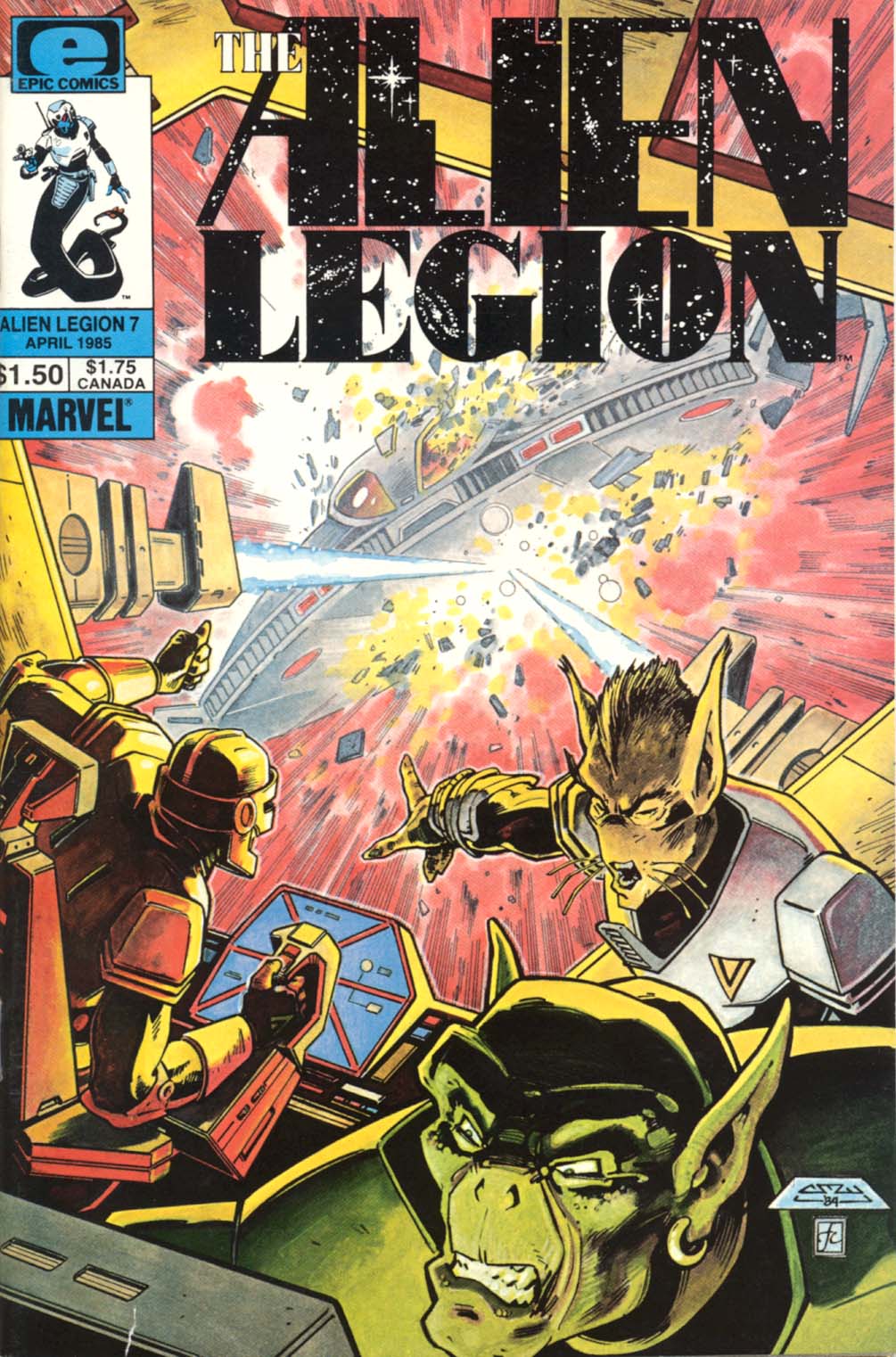 Read online Alien Legion comic -  Issue #7 - 1