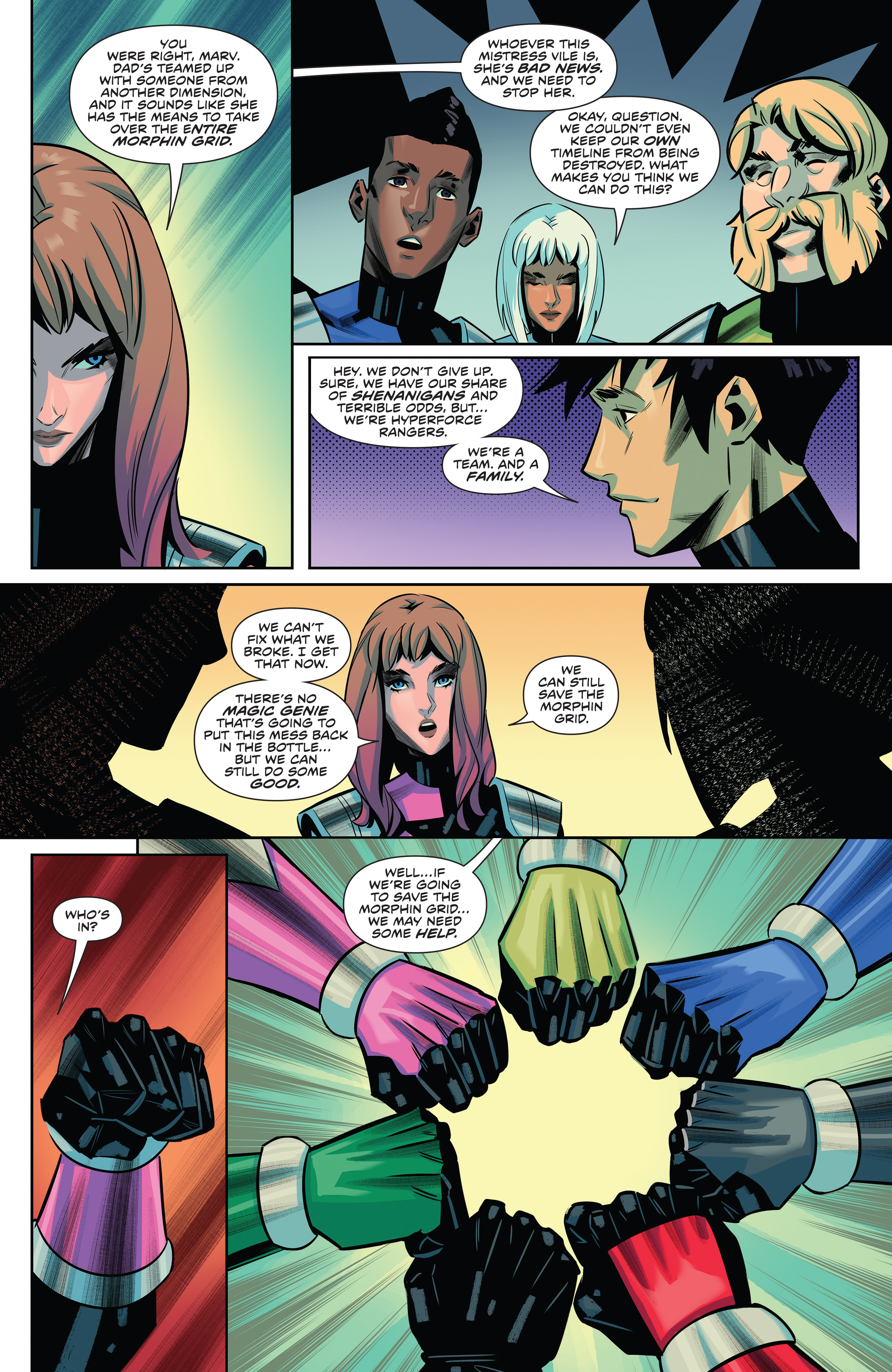 Read online Power Rangers Unlimited comic -  Issue # HyperForce - 40