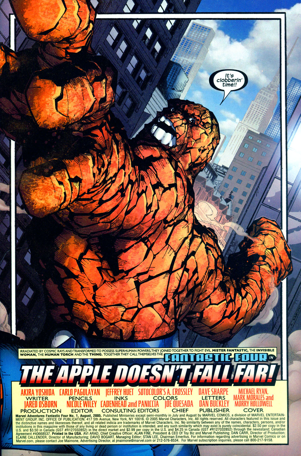 Read online Marvel Adventures Fantastic Four comic -  Issue #1 - 2