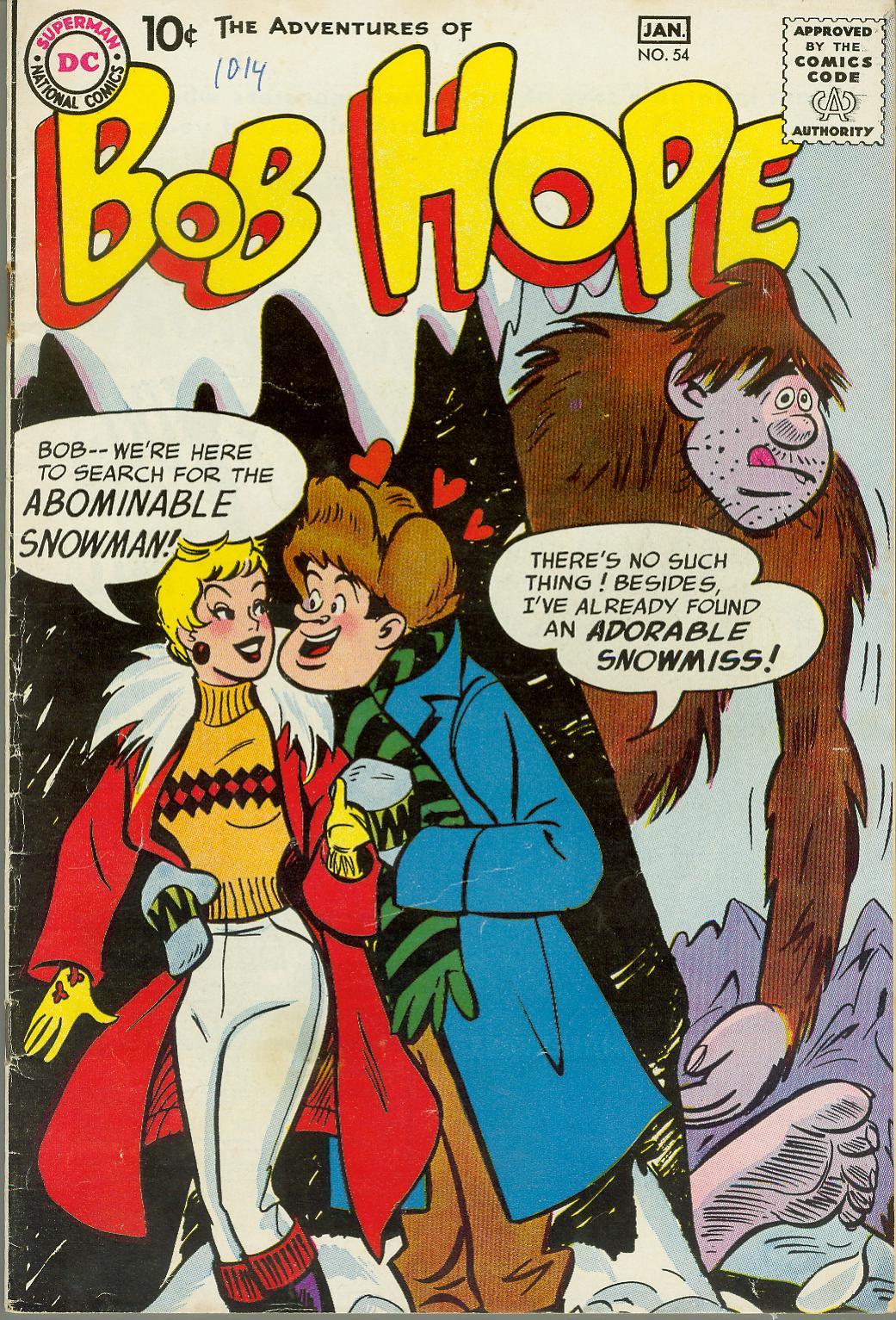 Read online The Adventures of Bob Hope comic -  Issue #54 - 1