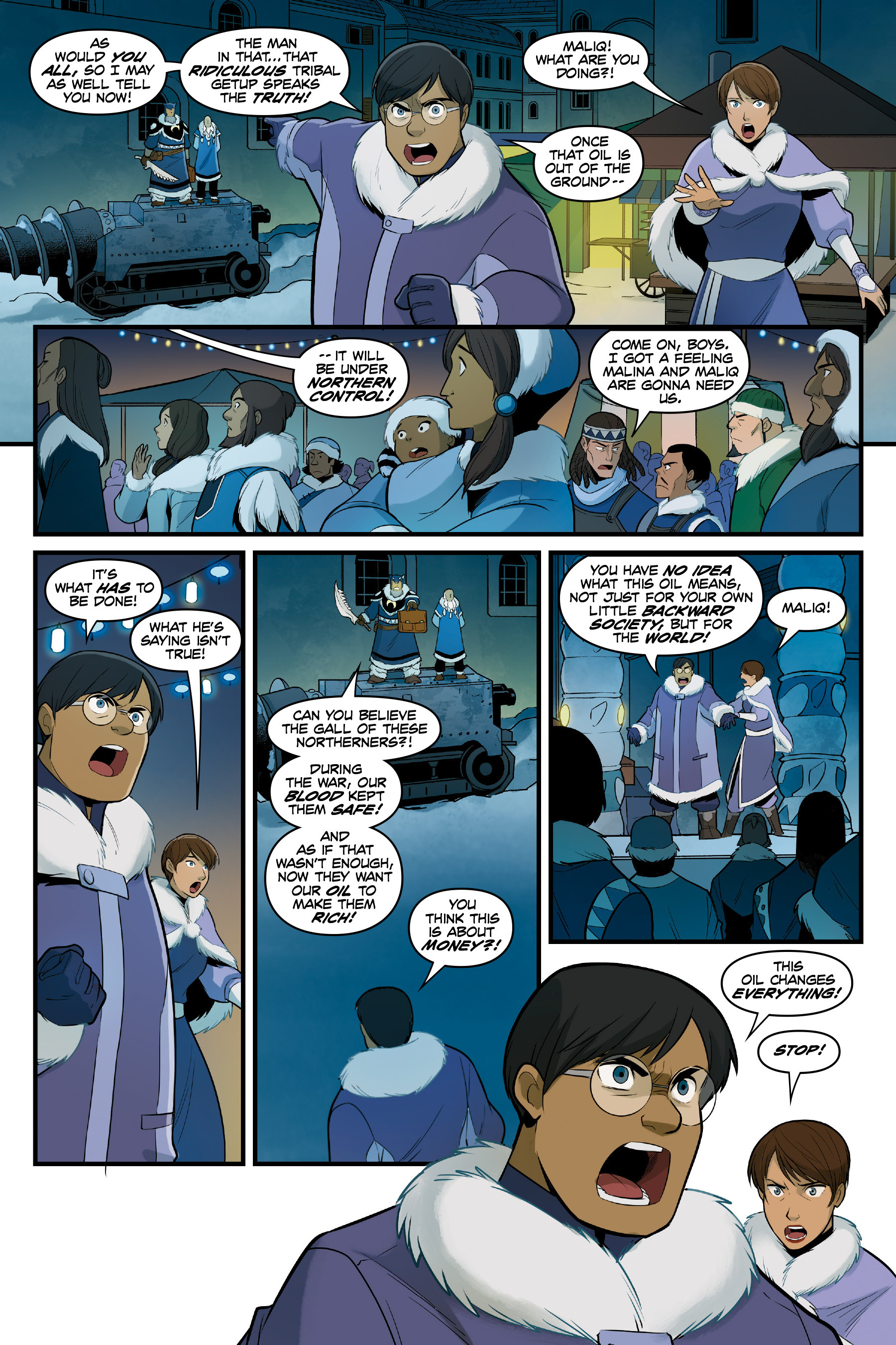 Read online Nickelodeon Avatar: The Last Airbender - North and South comic -  Issue #2 - 42
