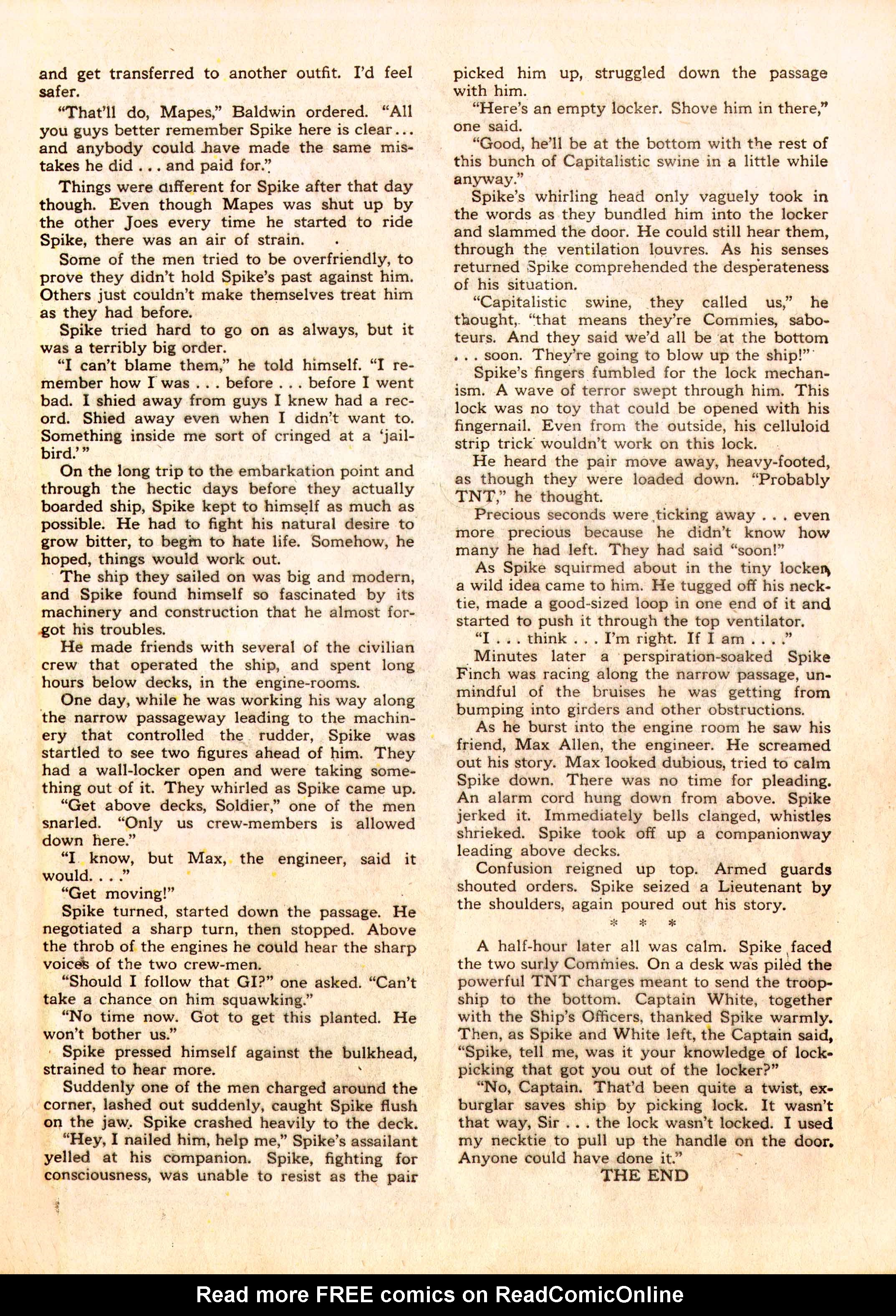 Read online Men in Action (1957) comic -  Issue #3 - 27