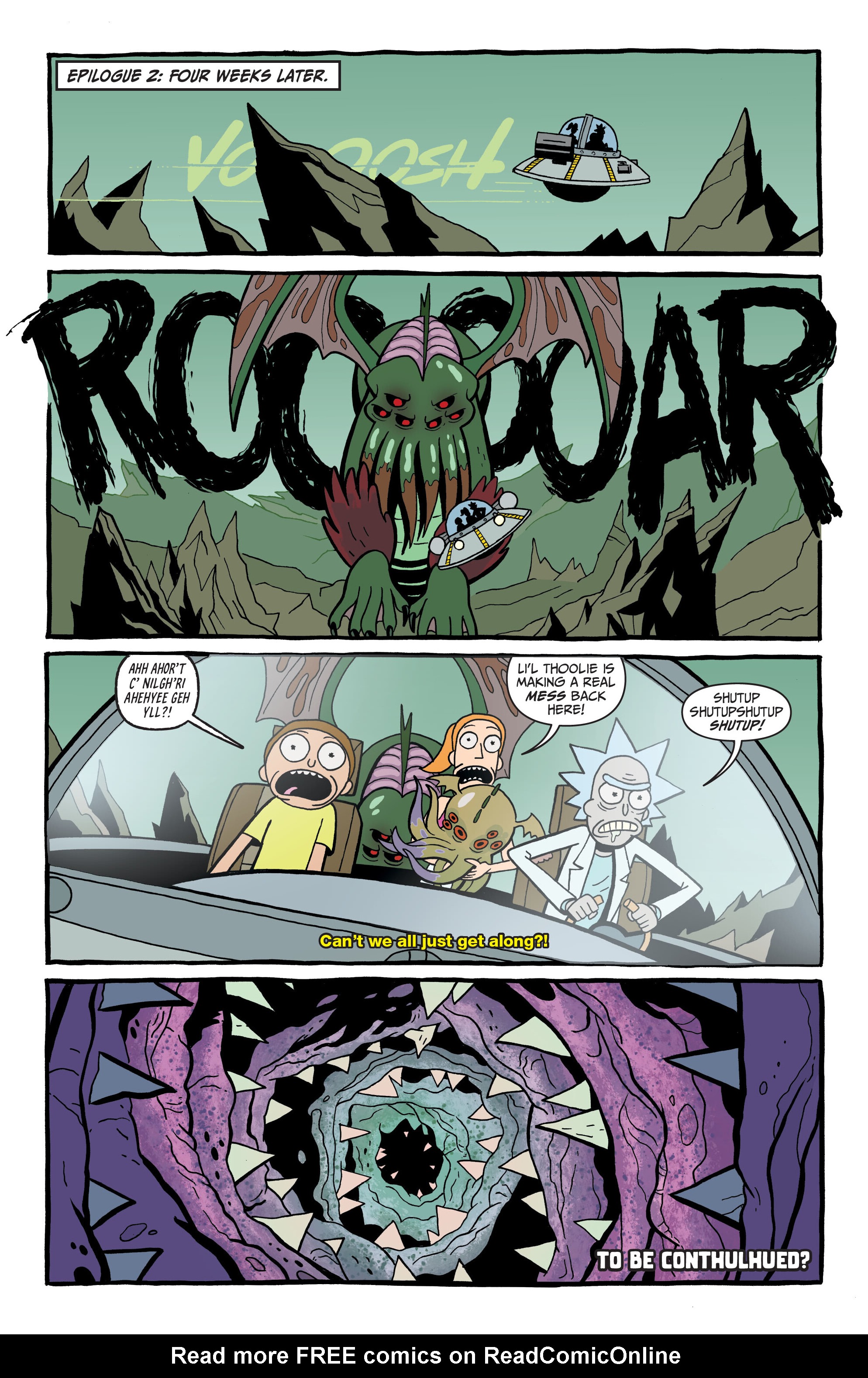 Read online Rick and Morty: vs. Cthulhu comic -  Issue # TPB - 99
