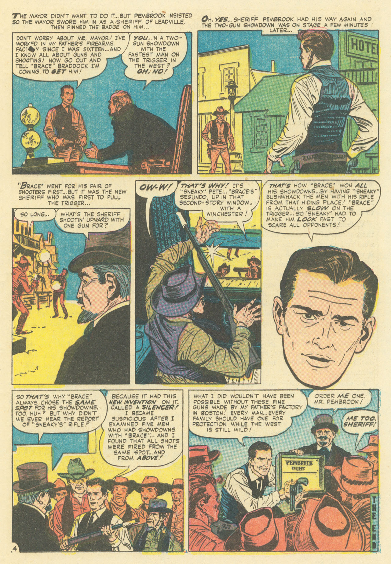 Read online Two Gun Western comic -  Issue #10 - 24